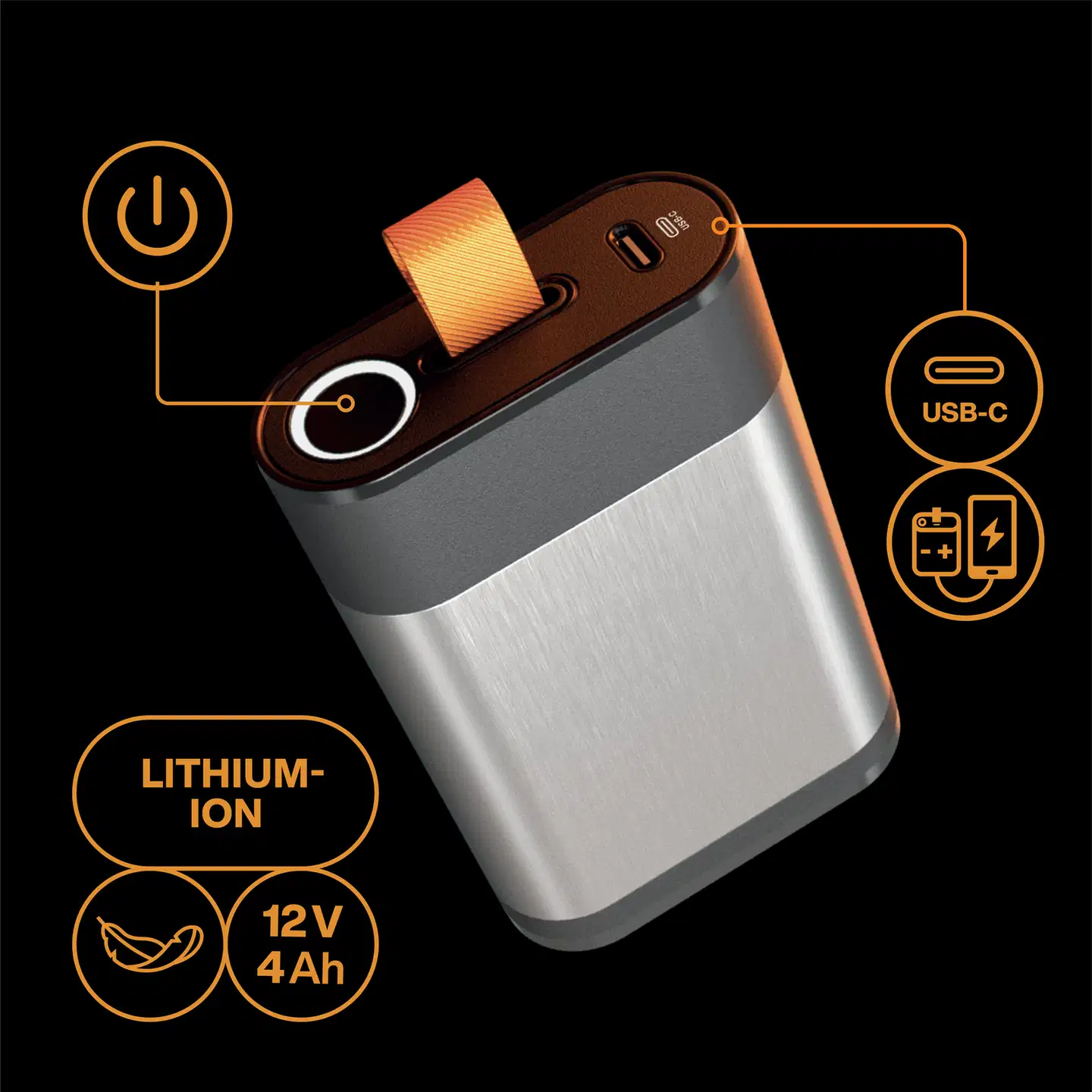 Fiskars akku 12V 4Ah, yksittäin - 2