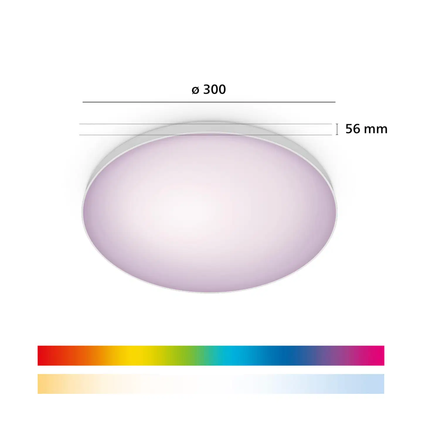Philips Smart Lighting kattovalaisin pyöreä 18W RGB +  valkoinen säädettävä kaukosäätimellä - 4