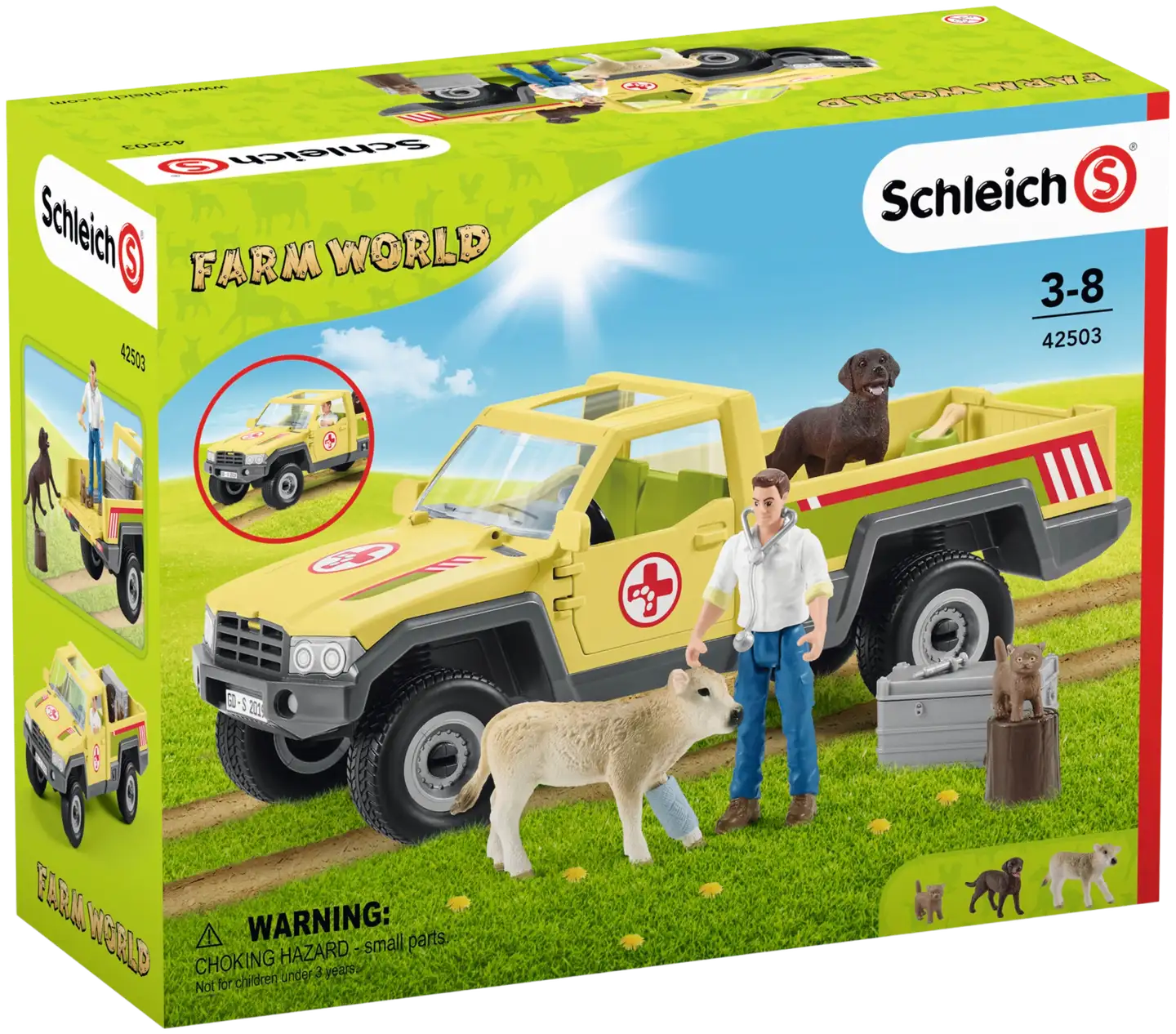 Schleich Eläinlääkärin käynti maatilalla leikkisetti - 8