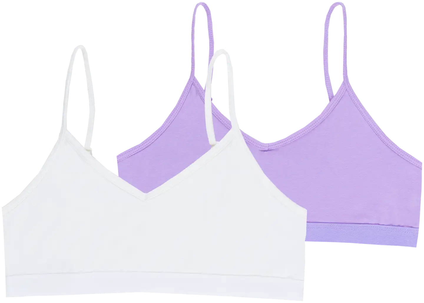 House lasten bralette-toppi 230H082506 2-pack - Lilac/white - 1