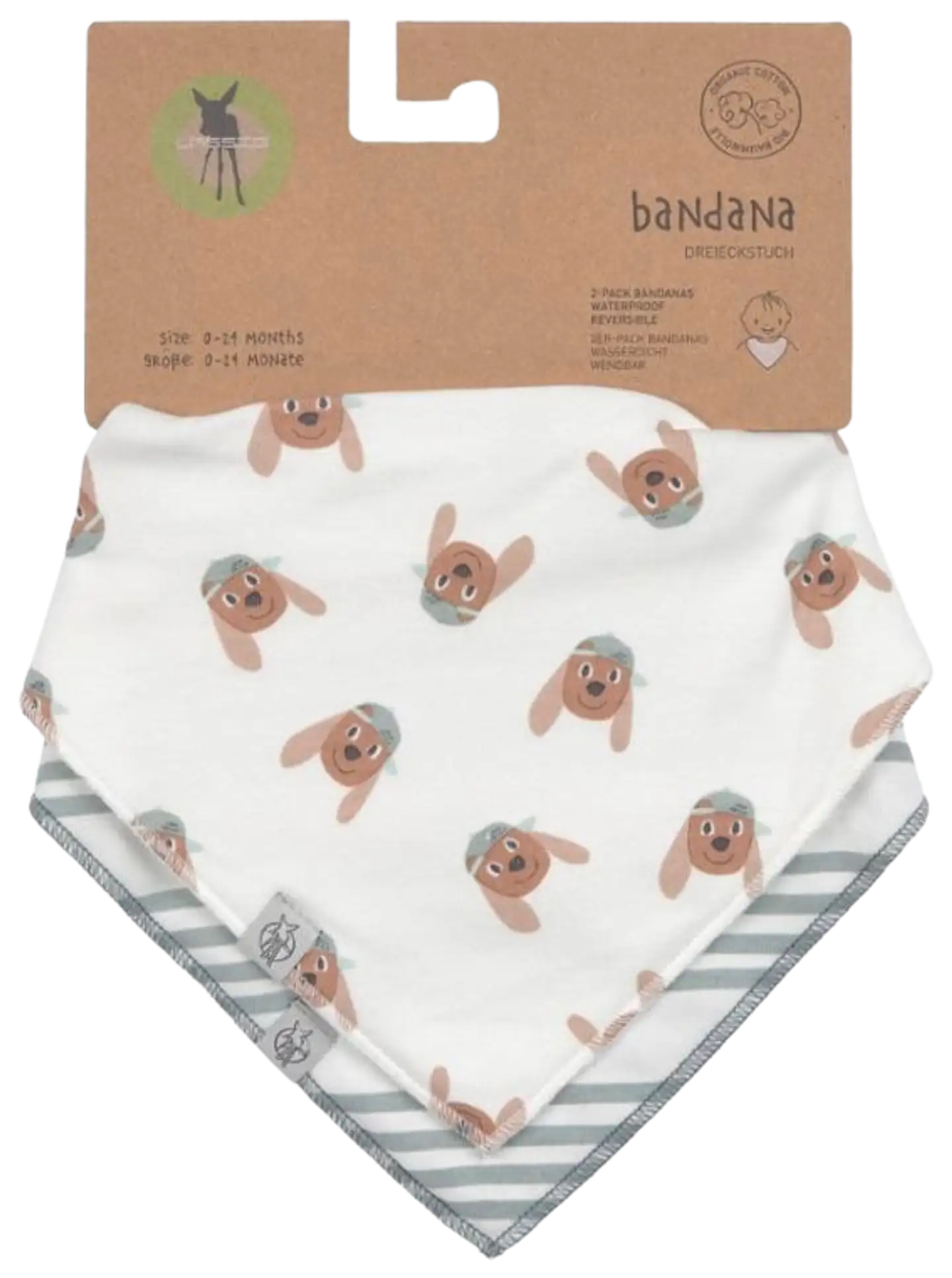 Lässig kuolalappu 2-pack Tiny Dog - 4