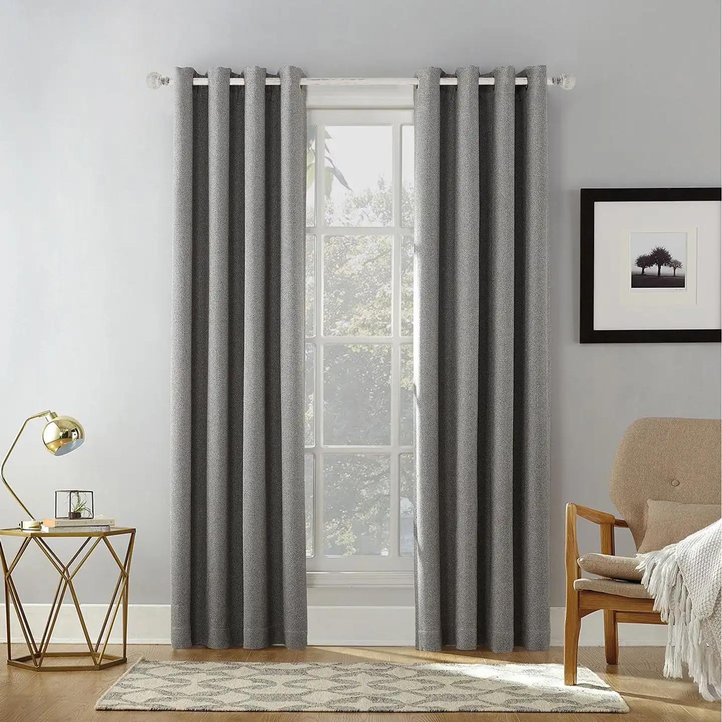 Ihanin verhotanko Amelia valkokulta 160-310cm 25/28mm - 3