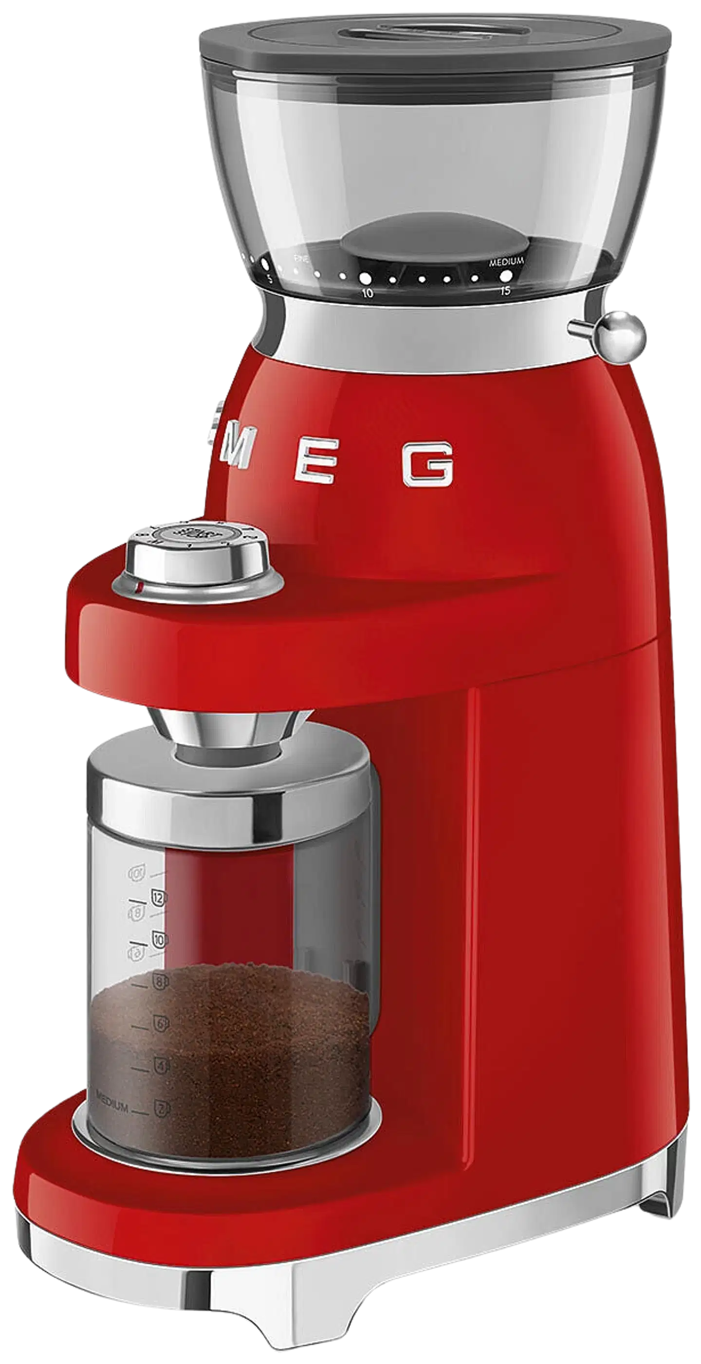 Smeg kahvimylly CGF03RDEU punainen - 7