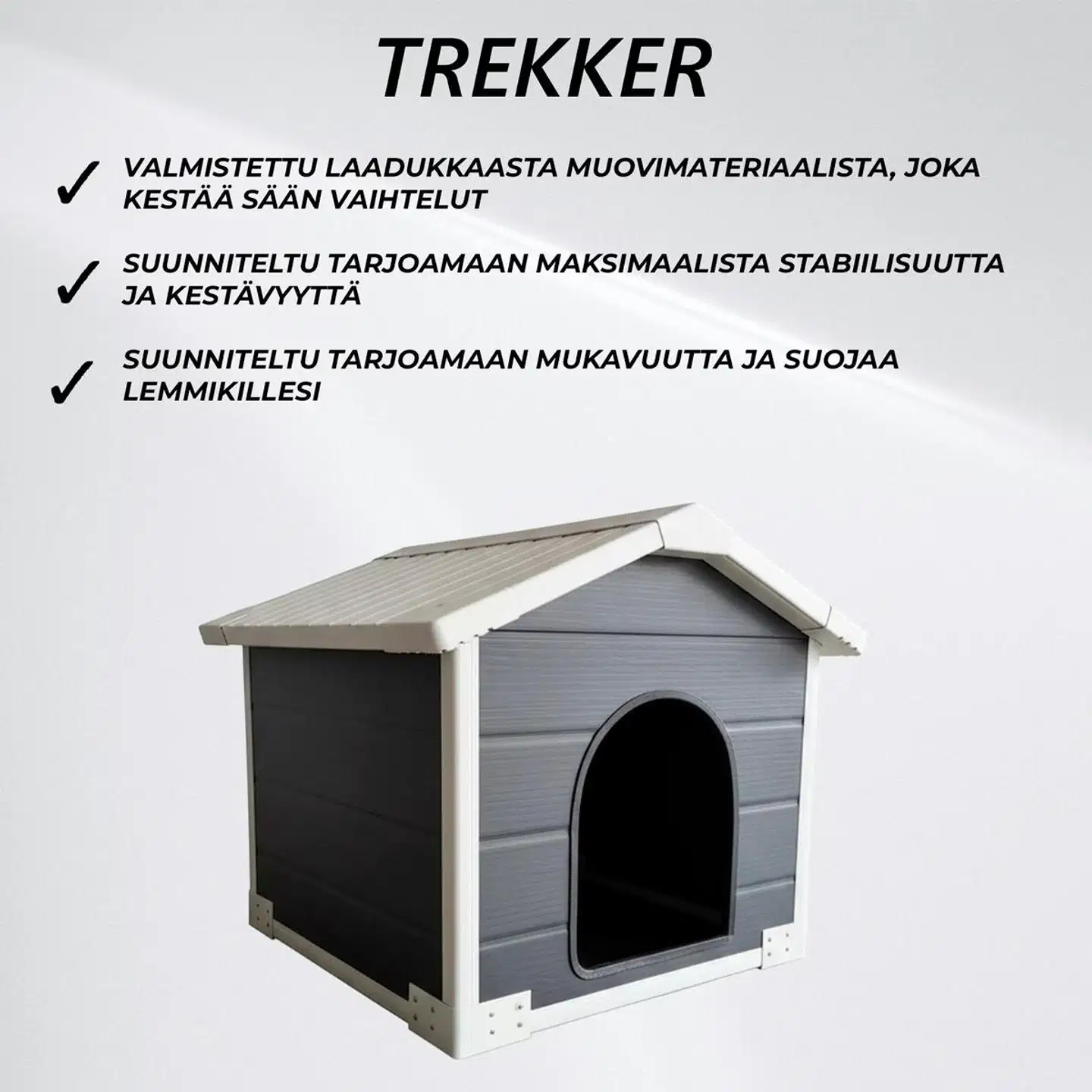 Trekker koirankoppi 94x92x81cm - 3