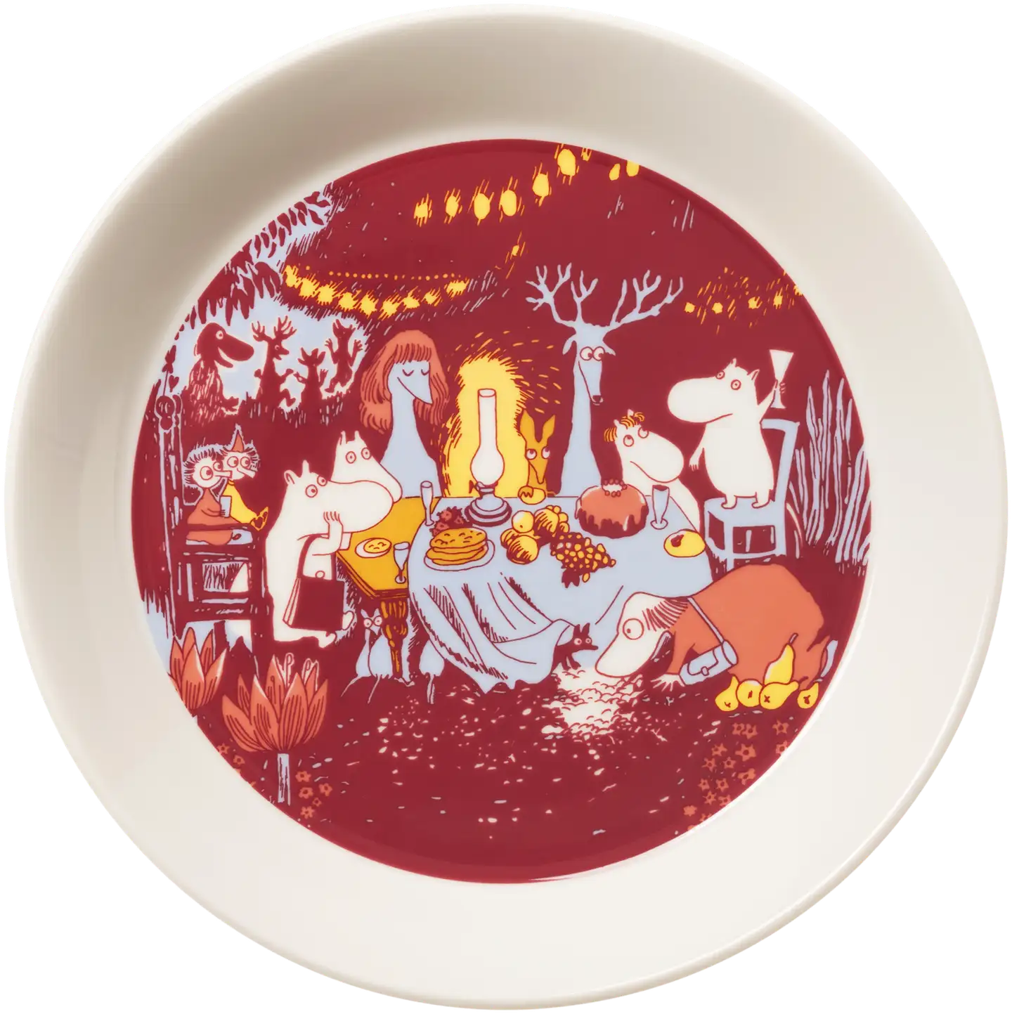 Moomin Arabia Finland Lautanen Muumi 19cm Juhlan Aika - 1