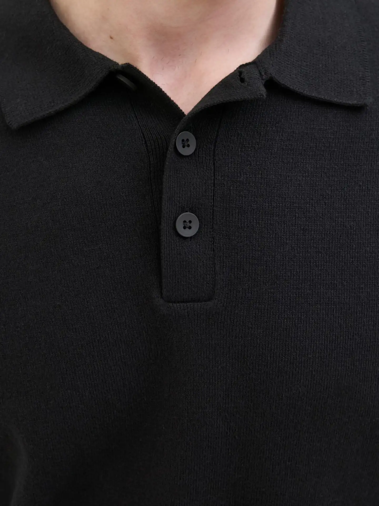JJ Rebel miesten neulepusero JREBCALLUM - BLACK - 2