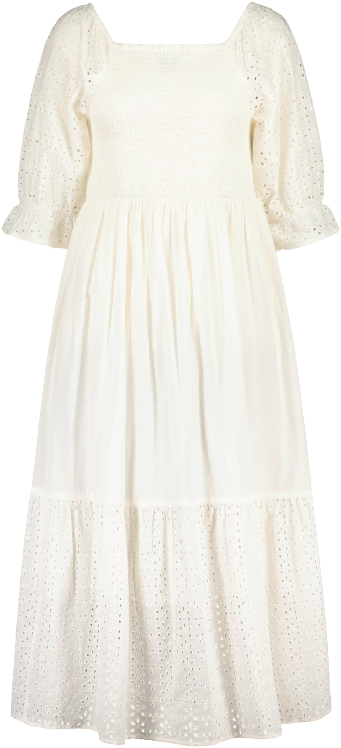 House naisten puuvillamekko 218H172561 - Bright white - 1