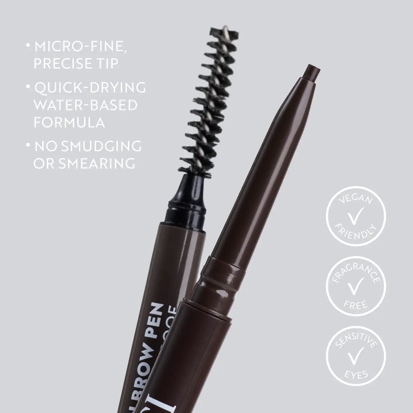 Isadora Precision Eyebrow Pen kulmakynä 03 Soft Brown 0,09 g - 5