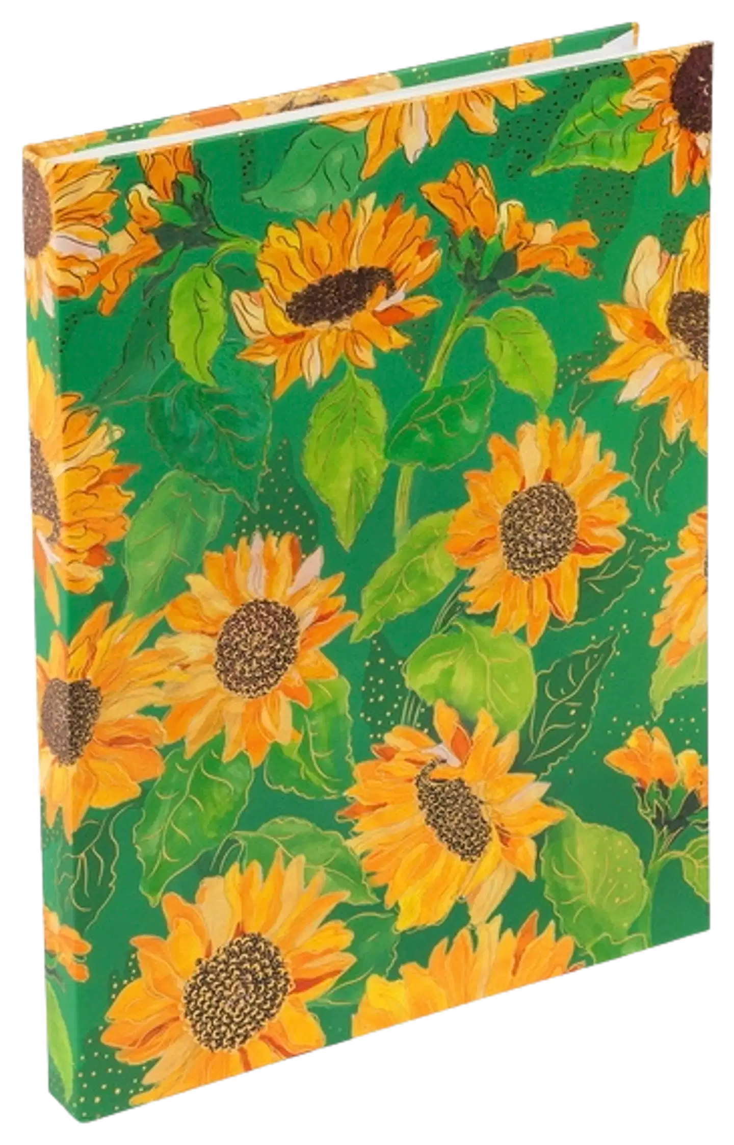 Goldbuch sunflower vihreä muistikirja A5/200 - 4