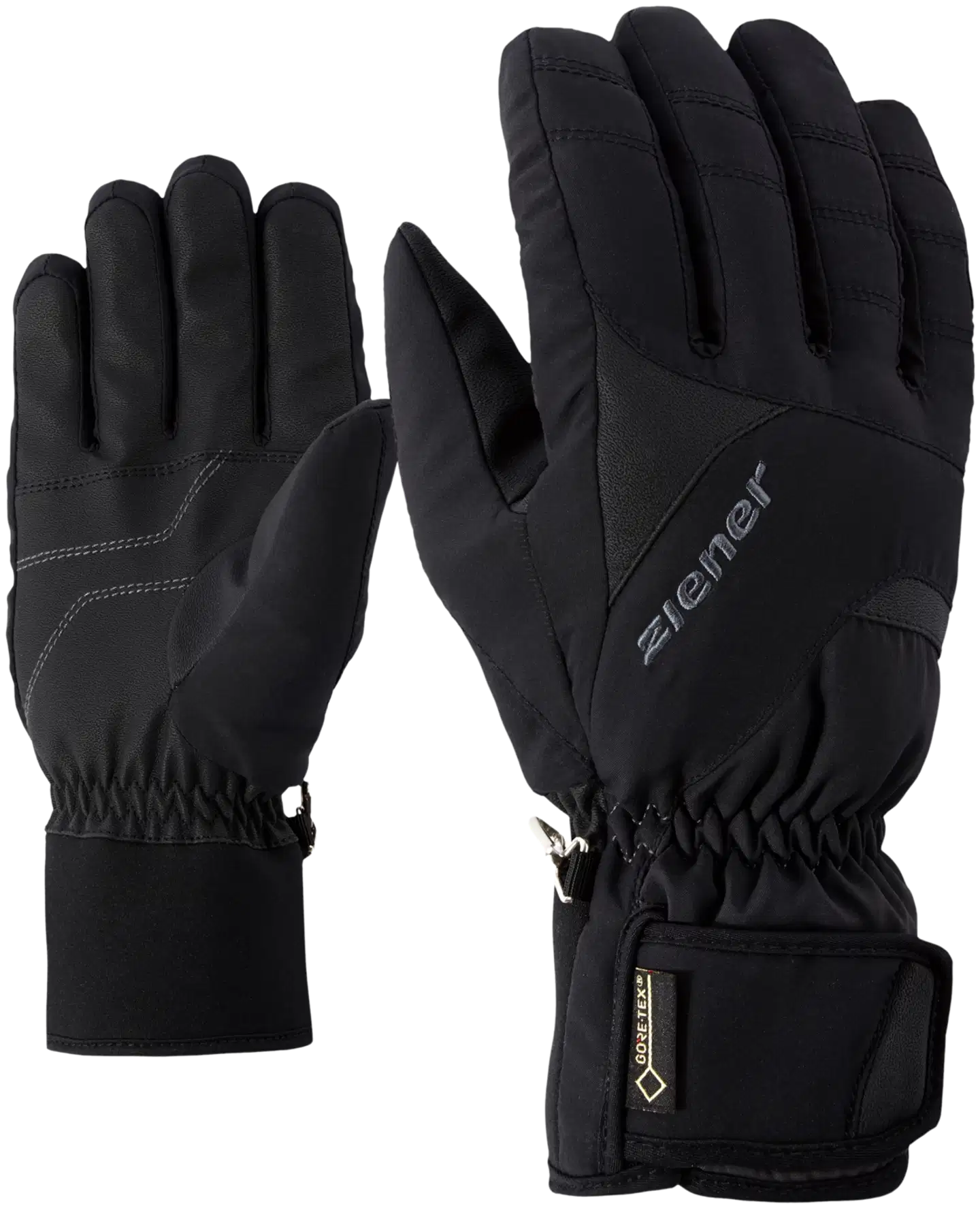 Ziener miesten vedenpitävät käsineet Guffert-Z Gore-Tex - black - 1