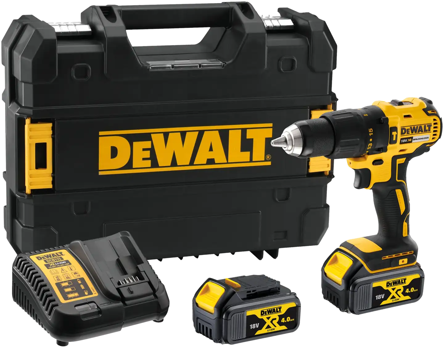 Dewalt Akkuporakone 18V XR DCD778M2T 2x4.0Ah + TSTAK - 1