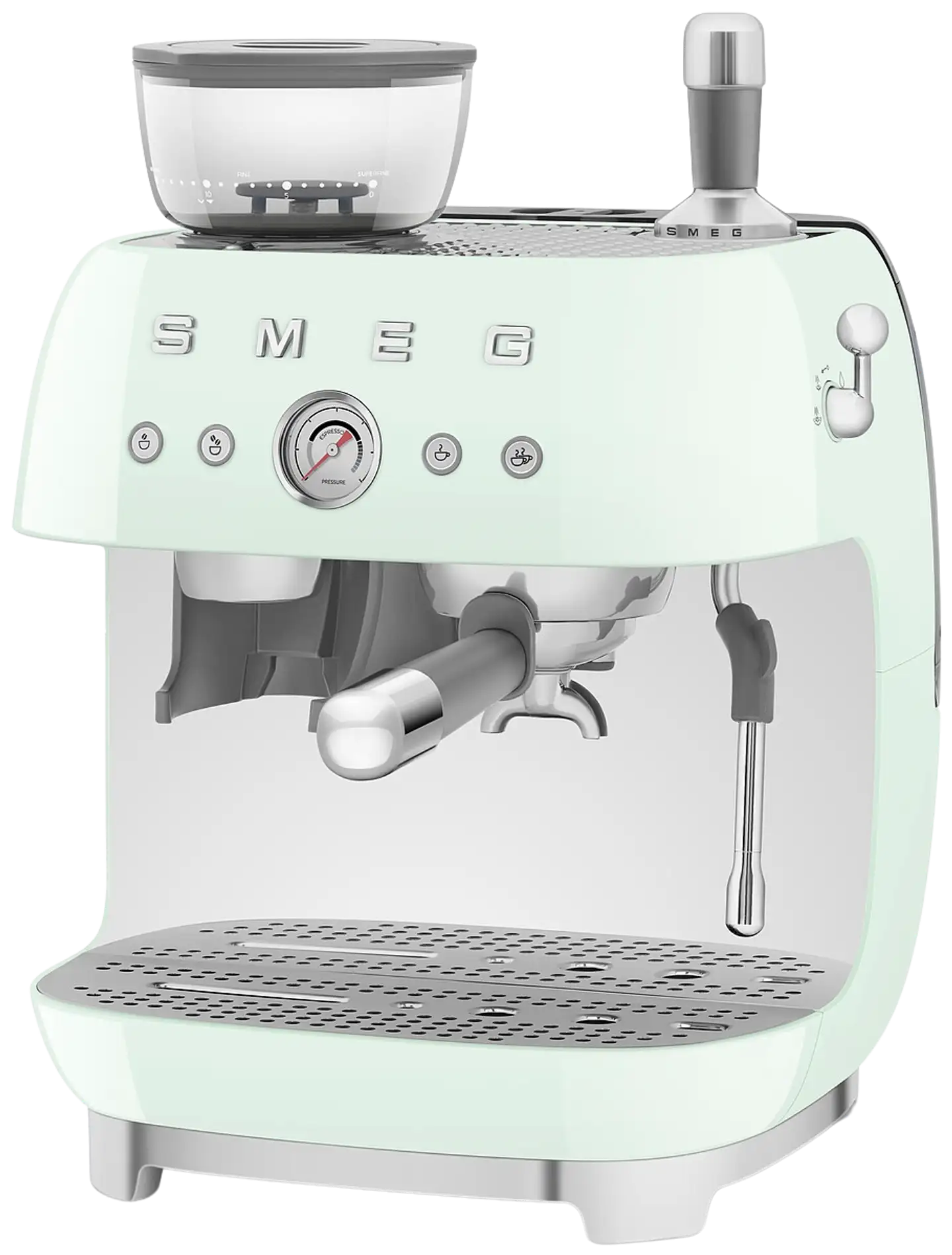 Smeg espressokeitin myllyllä mintunvihreä EGF03PGEU - 4