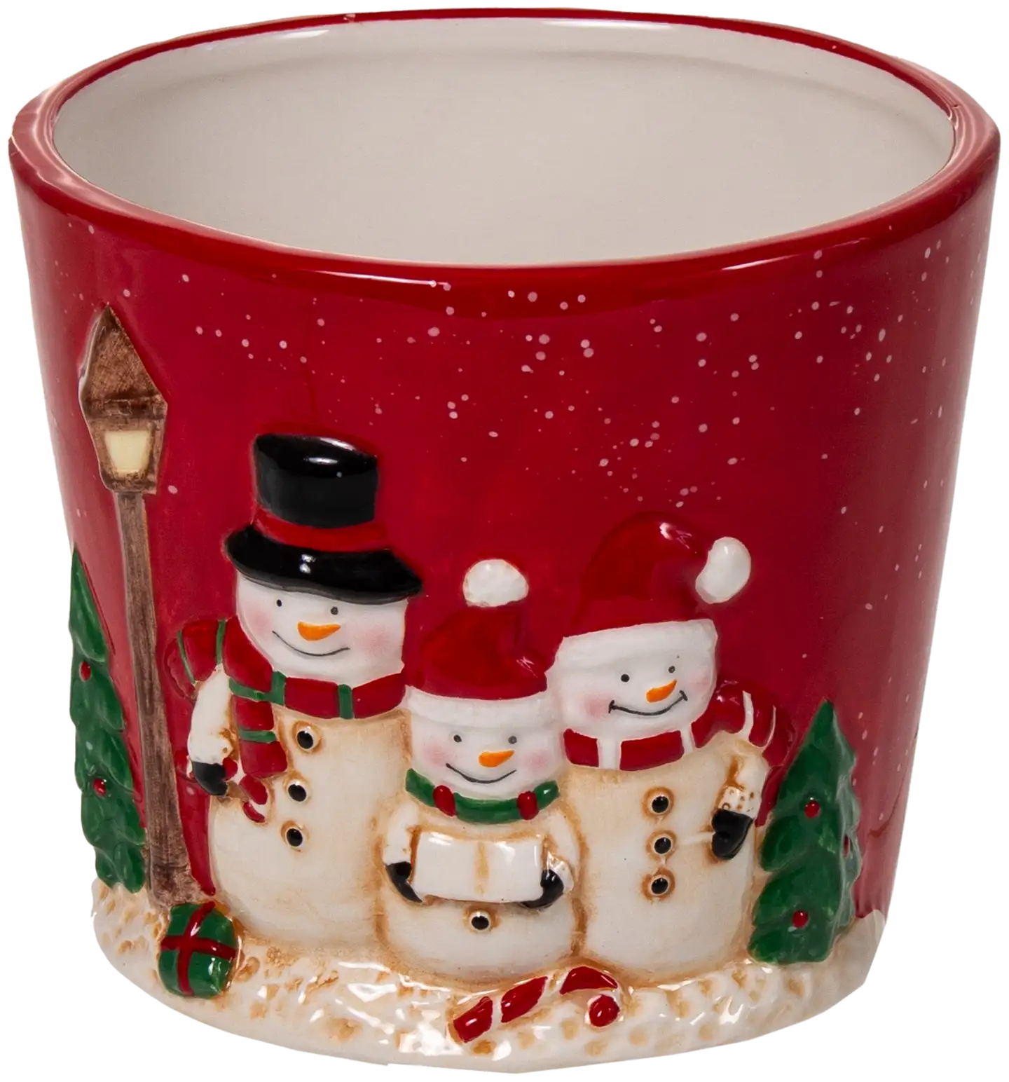 AmandaB ruukku Lumiukko Ø 13 cm punainen