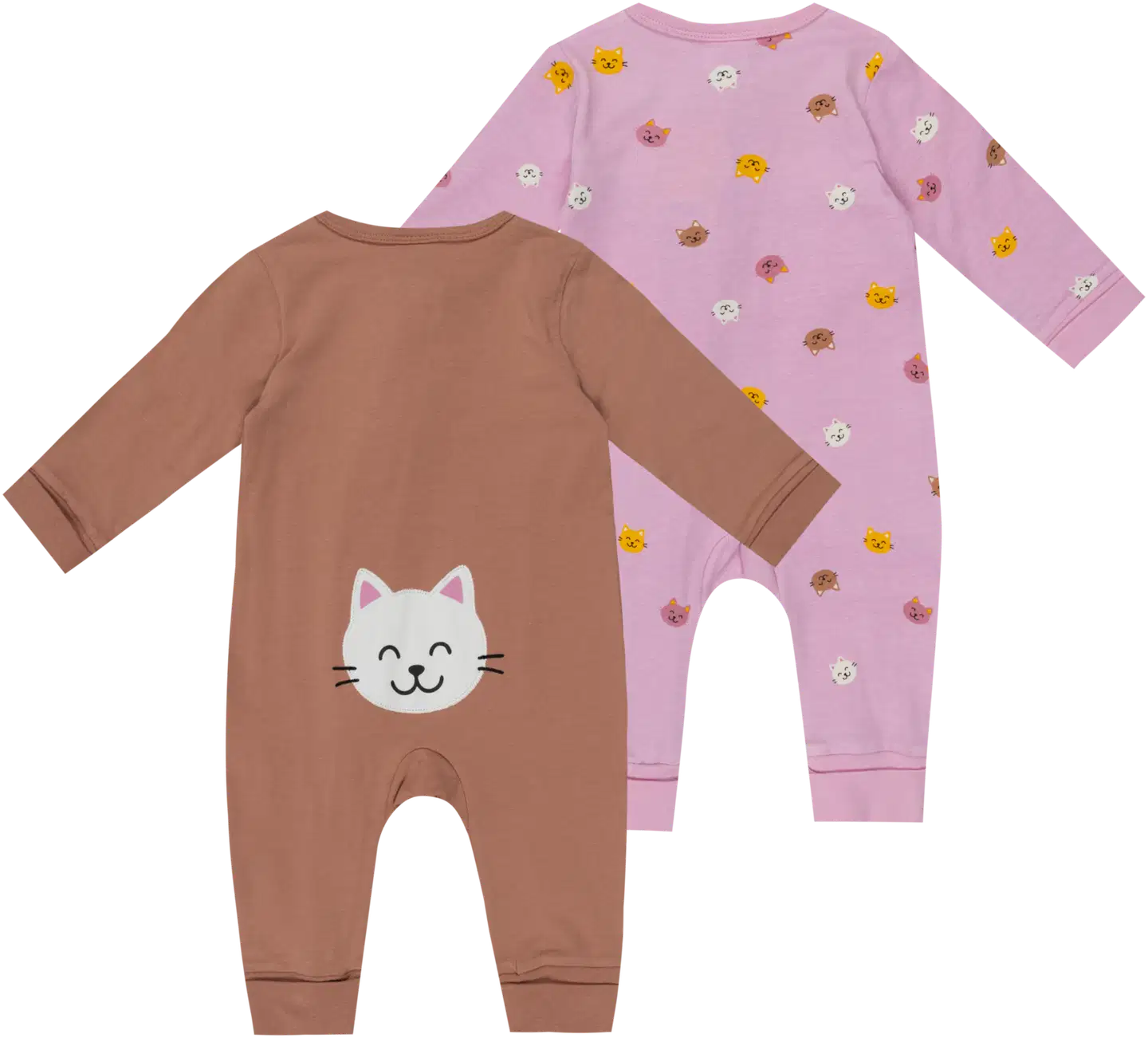 Ciraf vauvojen pyjama Miau 250B262903 2-pack - pink cat - 2