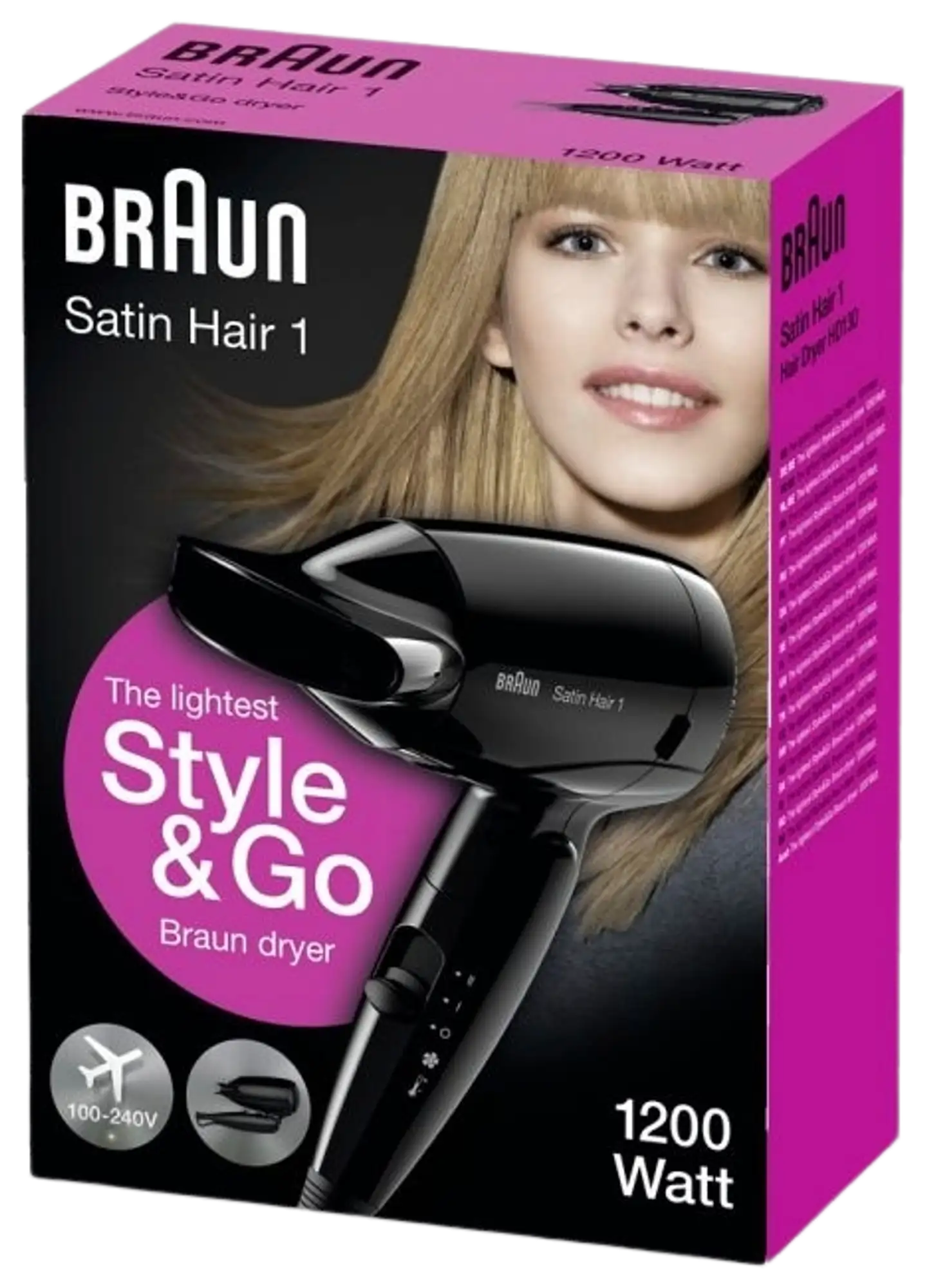 Braun Hiustenkuivain Satin Hair 1 HD130 1200 W - 1