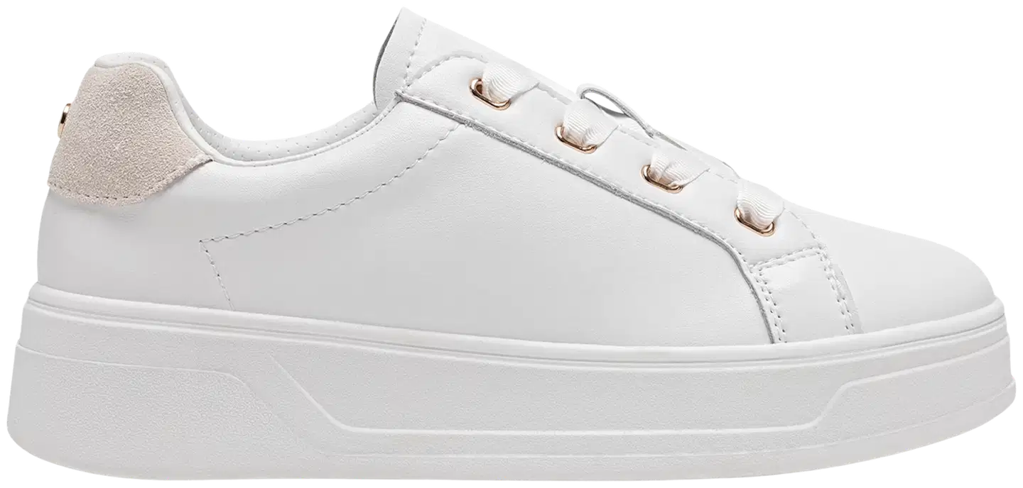 WKLY. naisten nahkatennarit Bogi W345370 - White twocolored - 1