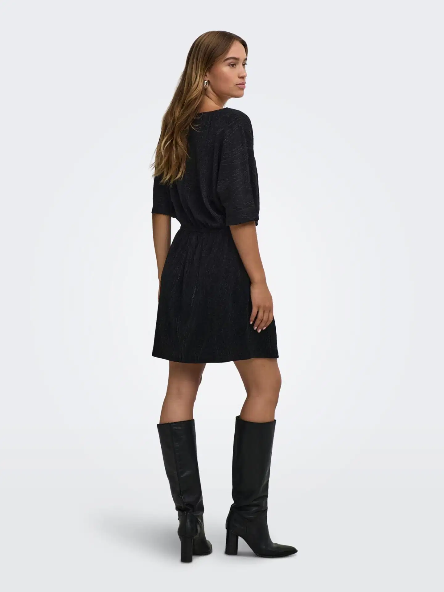 JDY naisten mekko Jdykiwi - Black GLITTER - 5