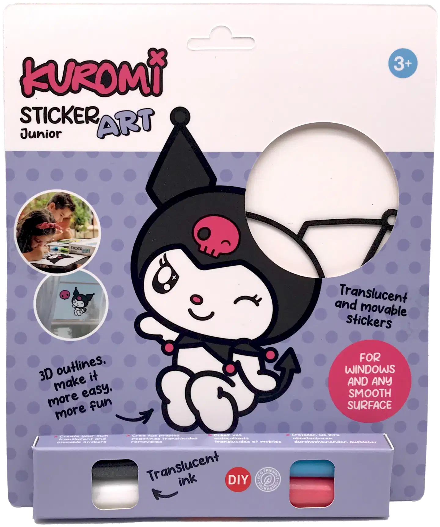 Comansi ikkunavärisetti Hello Kitty Sticker Art - 2