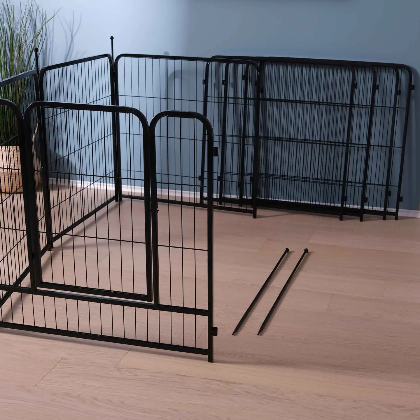 Trekker pentuaitaus Strong 8-paneelia S 60x77 cm musta - 5