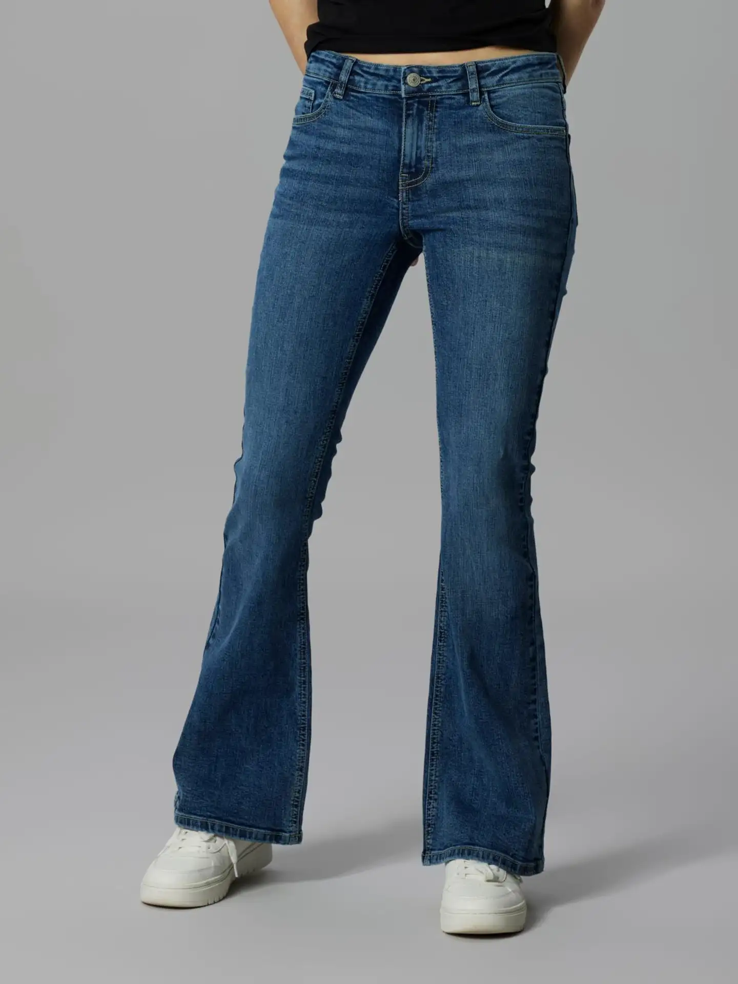 LMTD lasten farkut - Medium Blue Denim - 4