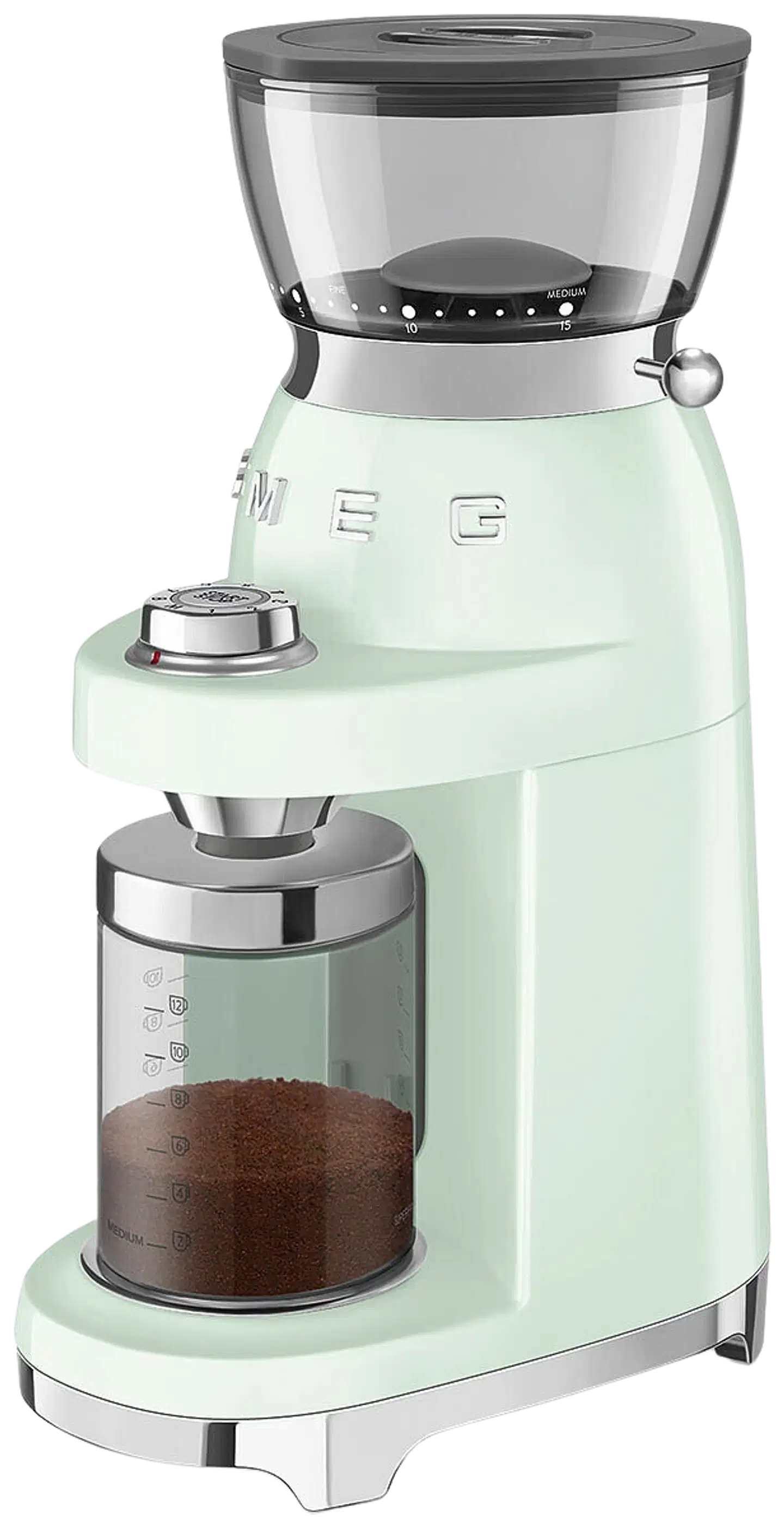 Smeg kahvimylly CGF03PGEU mintunvihreä - 7