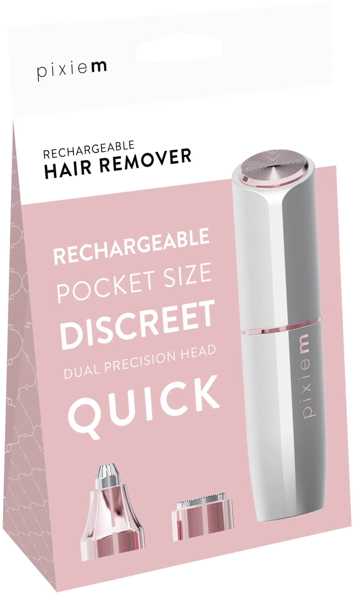 Pixiem ladattava karvanpoistaja DISCREET - 4