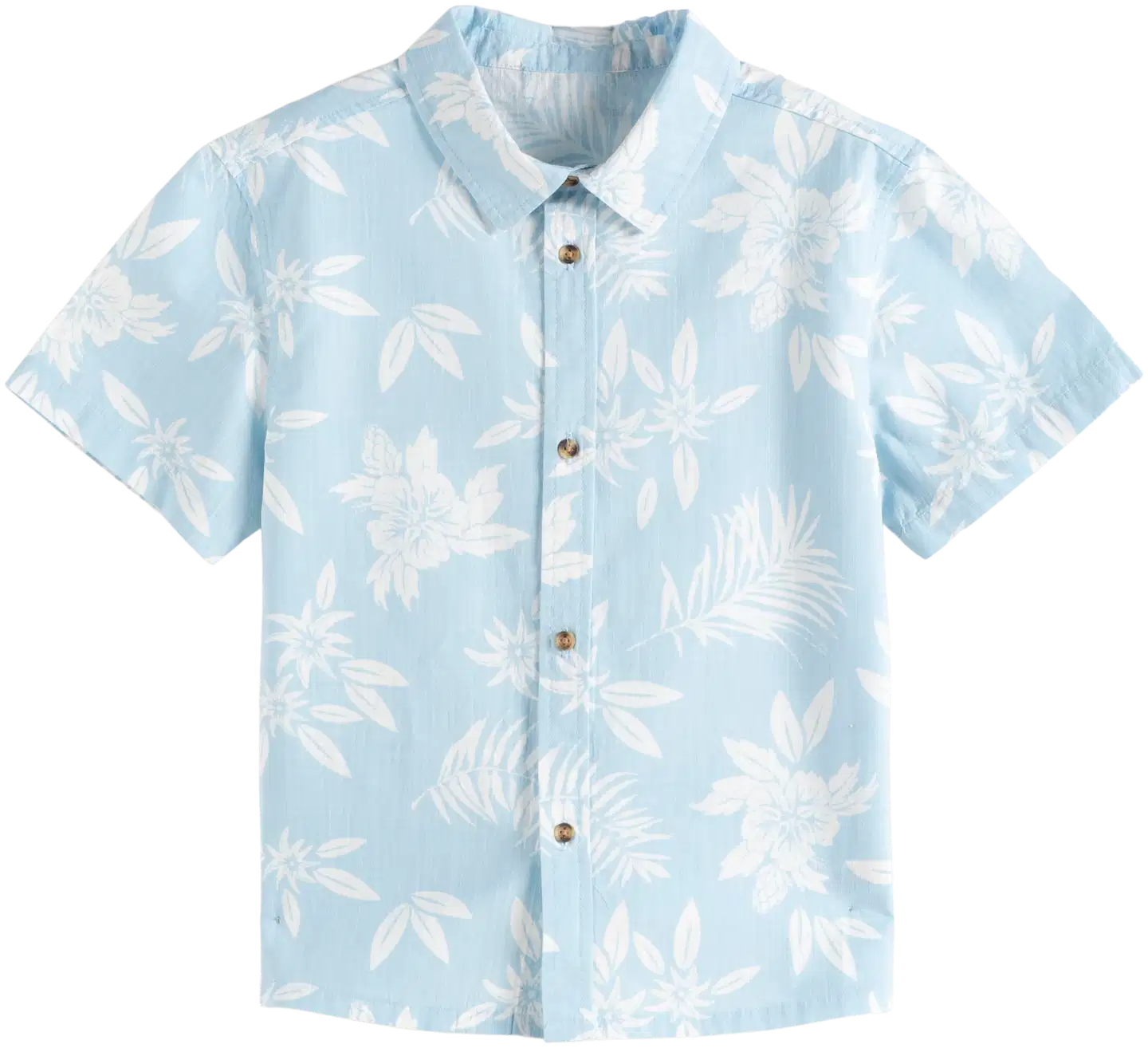 TEX lasten kauluspaita Lehdet I276153 - Blue Light - 3