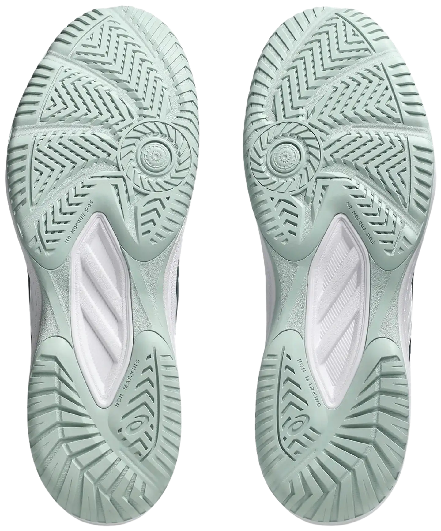 ASICS miesten sisäpelikengät Upcourt 6 - white/tranquil teal - 3