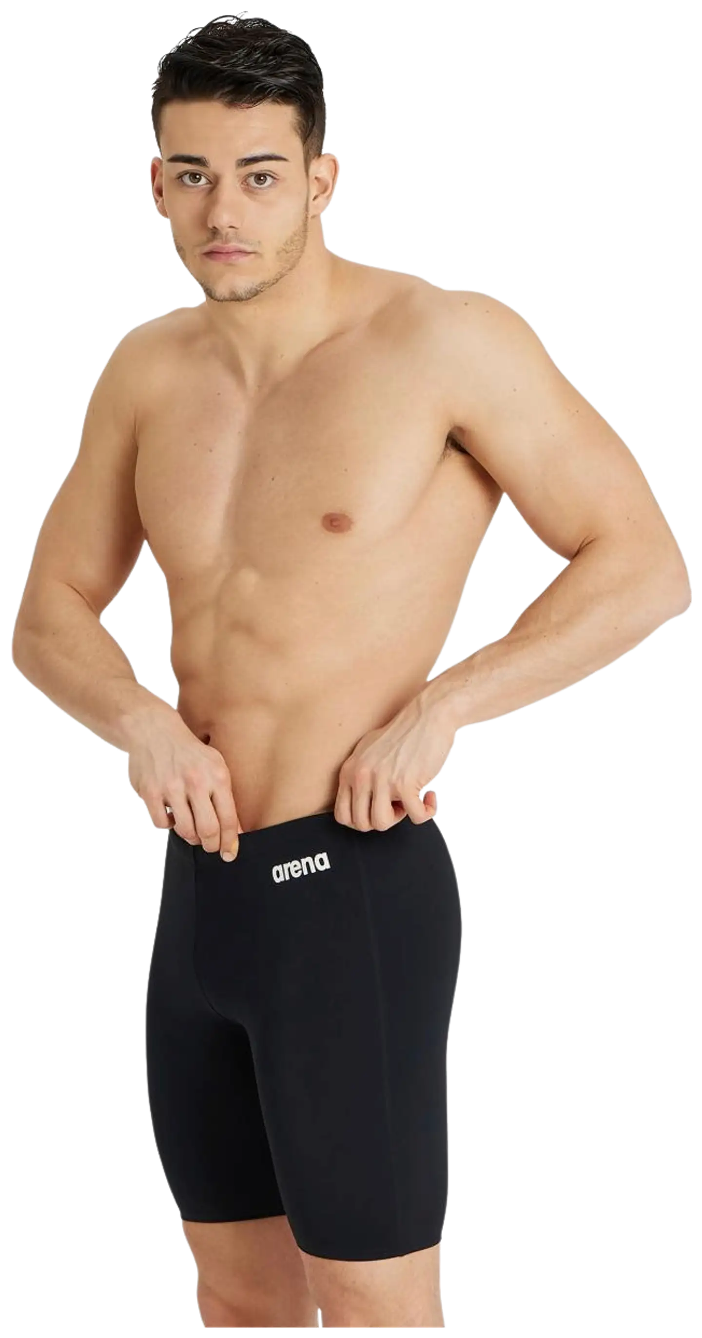 Arena Miesten Team Swim Jammer uimahousut - BLACK - 1