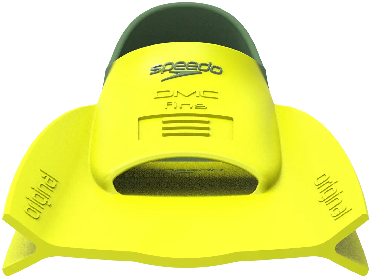 Speedo dmc original fin räpylät m - Hyper yellow/olive - 5