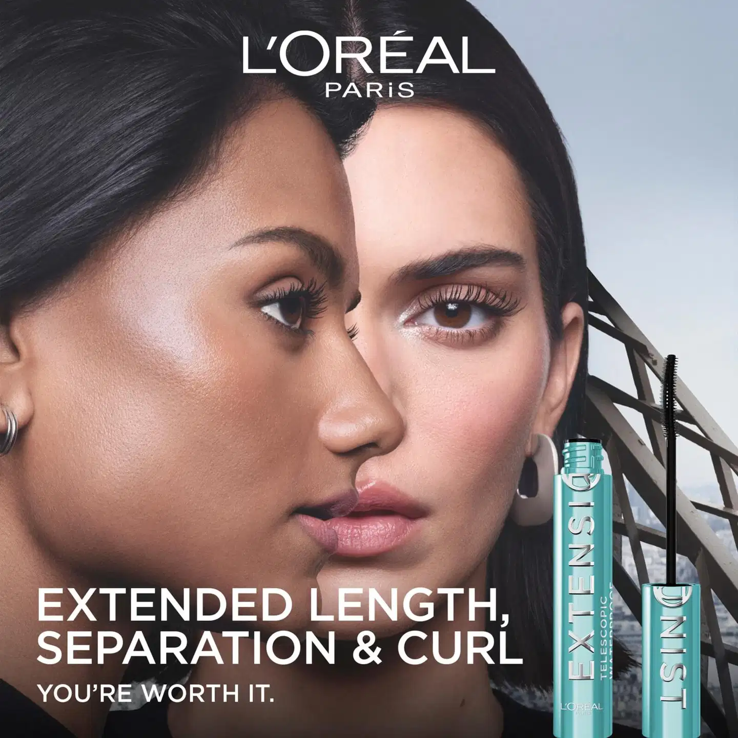 L'Oréal Paris Telescopic Extensionist Waterproof Maskara Black 9,9 ml - 3