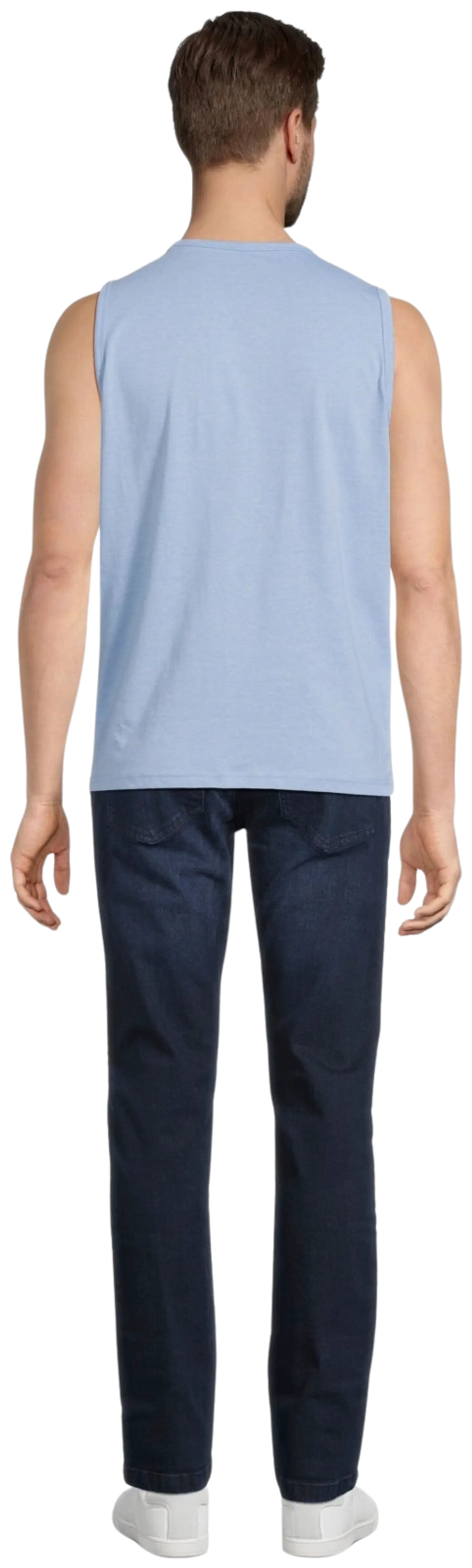 House miesten hihaton t-paita 195HNOS1 - light blue melange - 3