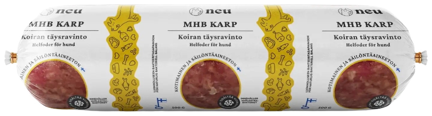 NEUfrau Oy MHB Karp koiran täysravinto pakaste 500g