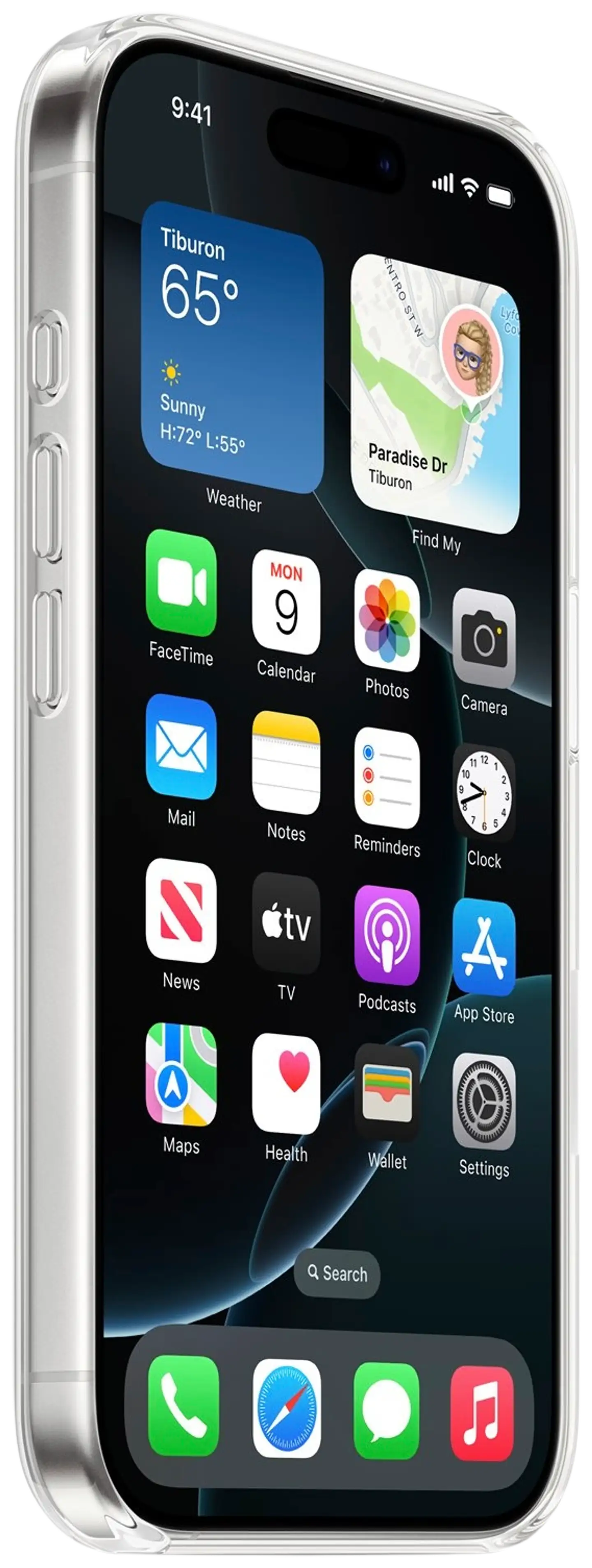 Apple iPhone 16 Pro kirkas suoja - 2