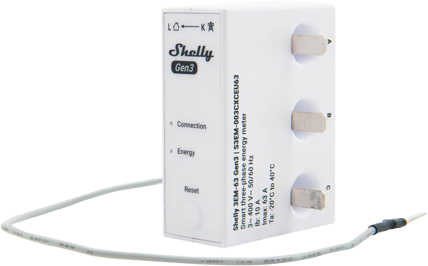 Shelly 3EM-63T Gen3 (liitin) - 1