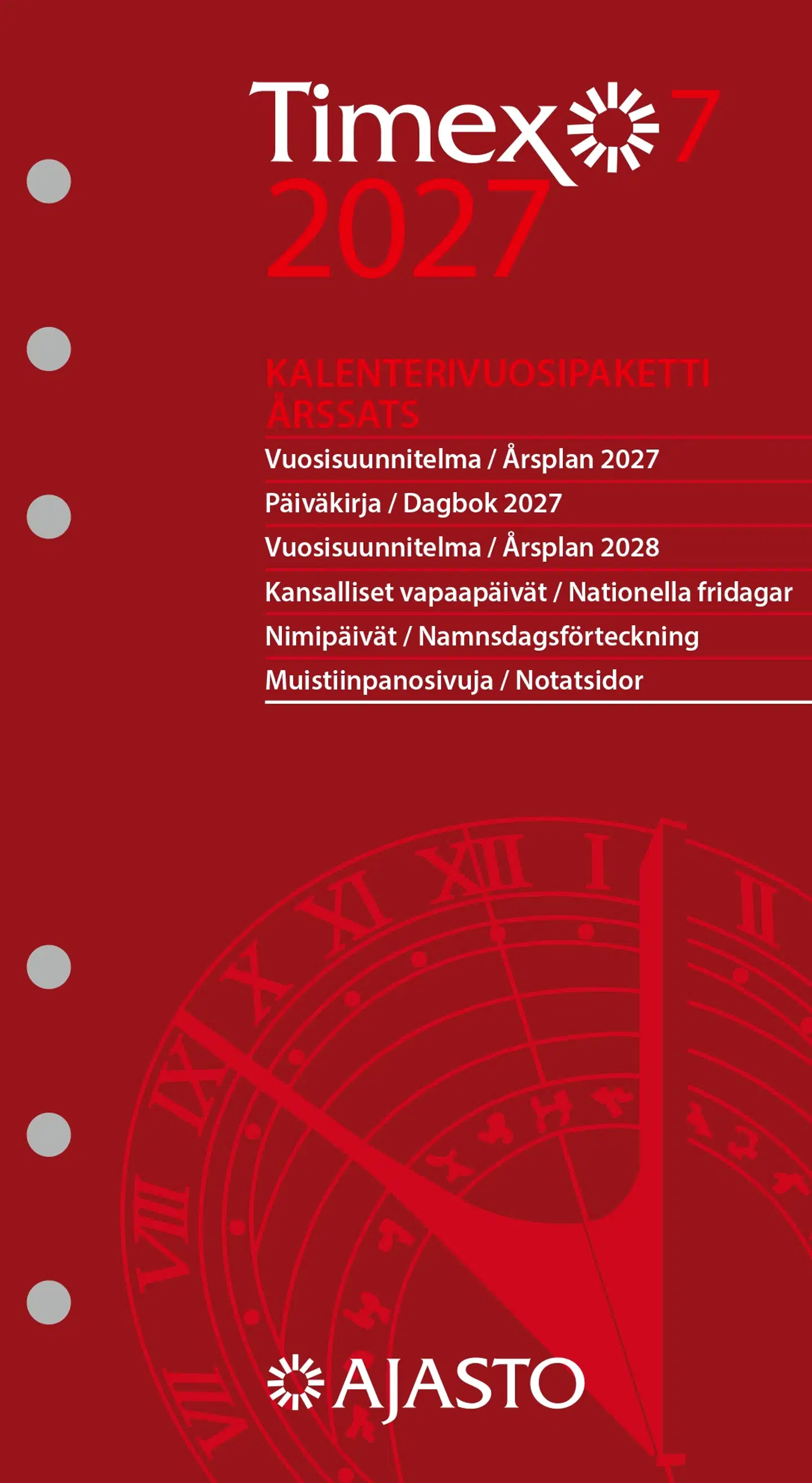 Ajasto taskukalenteri Timex 7 -vuosipaketti - 1