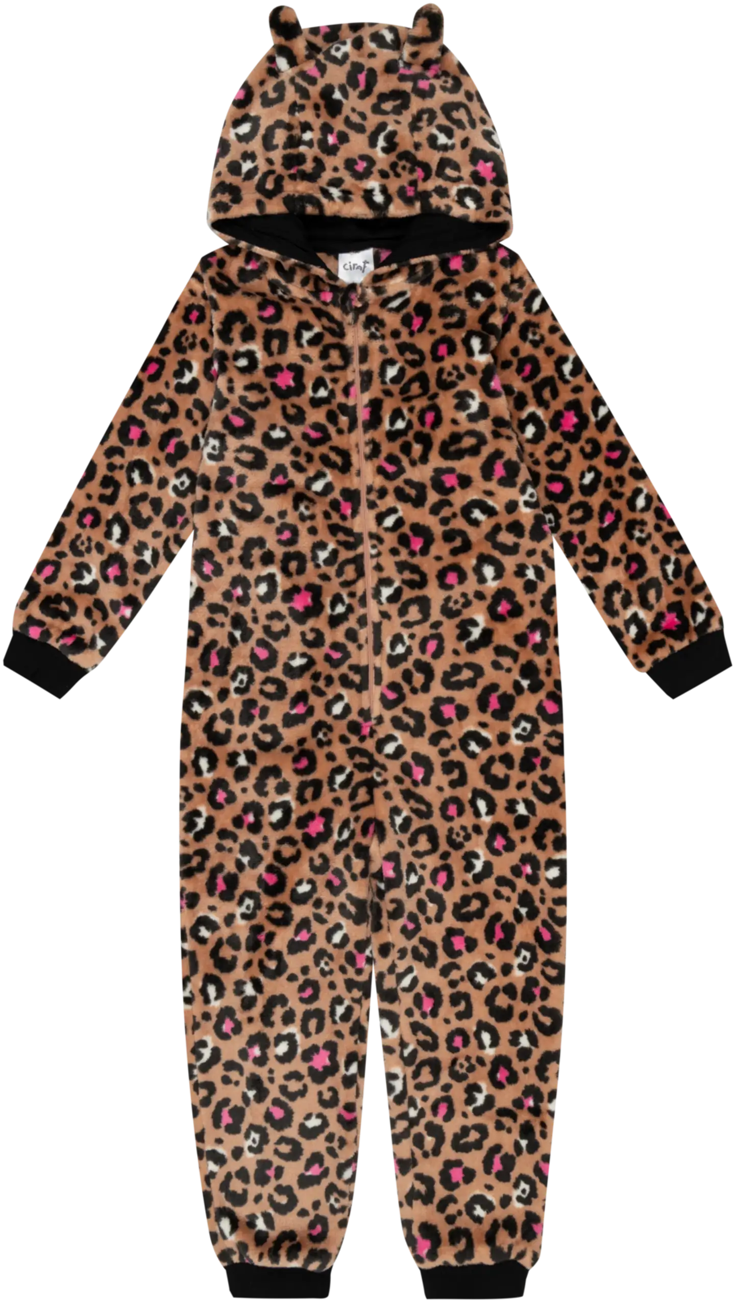 Ciraf lasten fleecehaalari 25TC254001 - LEOPARD AOP - 1