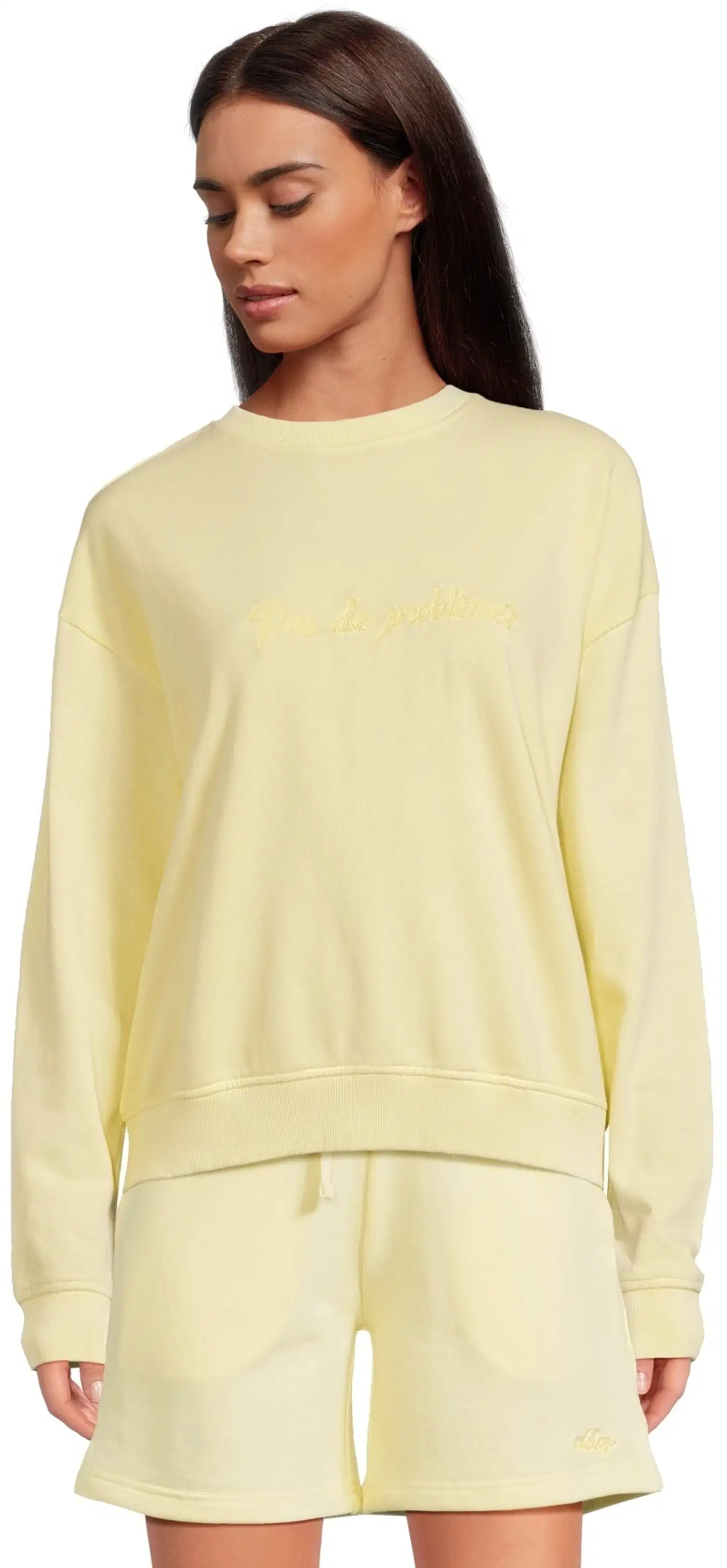 WKLY. naisten collegepusero 213W000111 - Yellow - 1