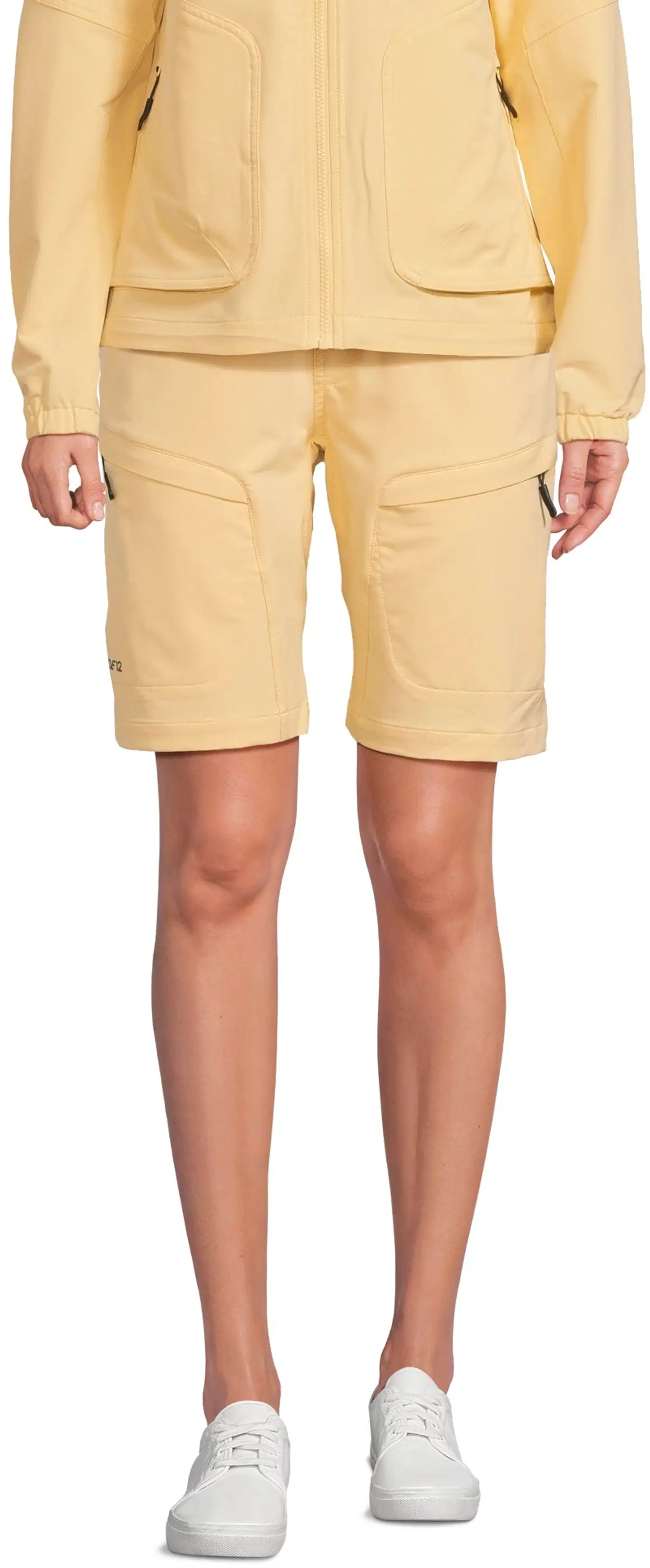 Luode12 naisten retkeilyshortsit loose-fit 223L182670 - golden haze - 1