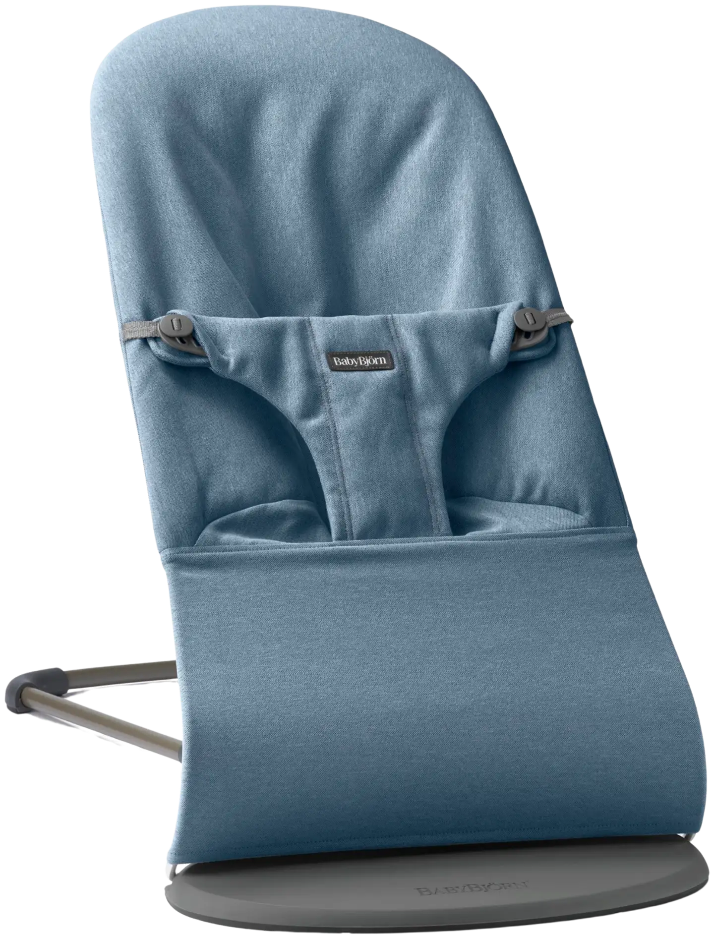 BabyBjörn sitteri bliss - kudottu mélange, sininen - 1