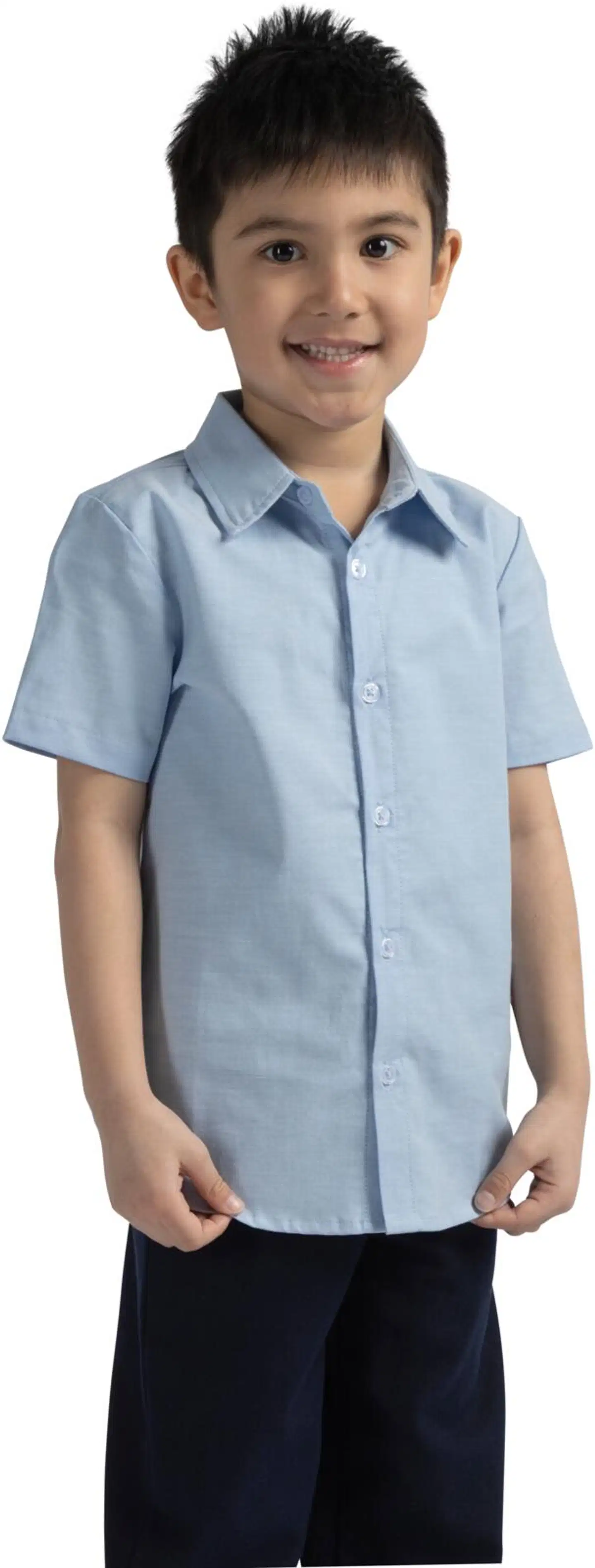 Ciraf lasten lyhythihainen kauluspaita 25pc261624 - Blue - 10