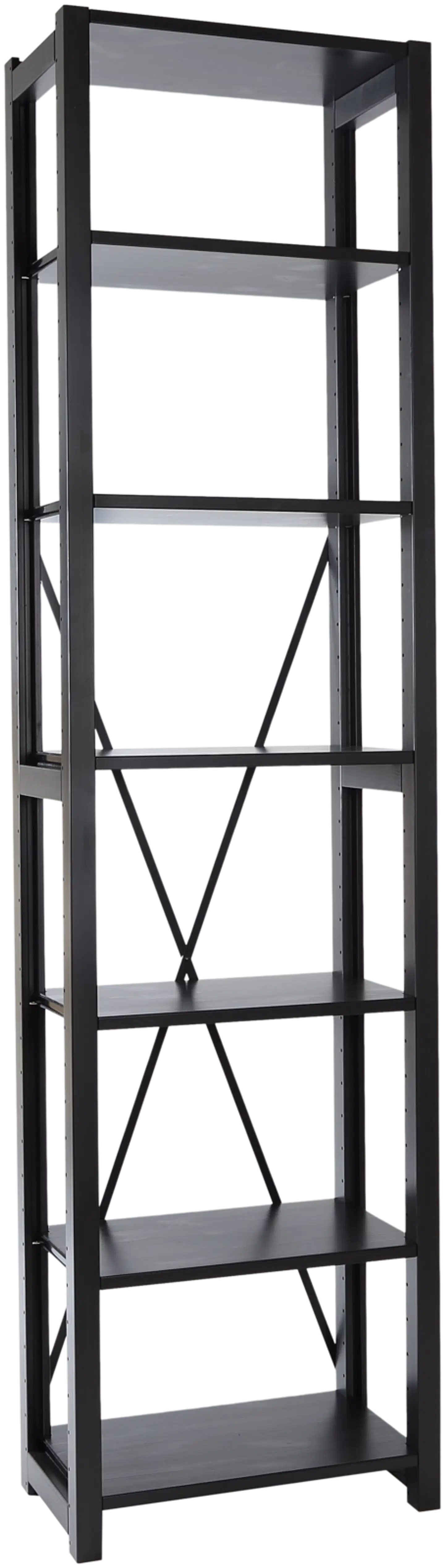 Lundia Classic avohylly, kapea - MUSTA - 2