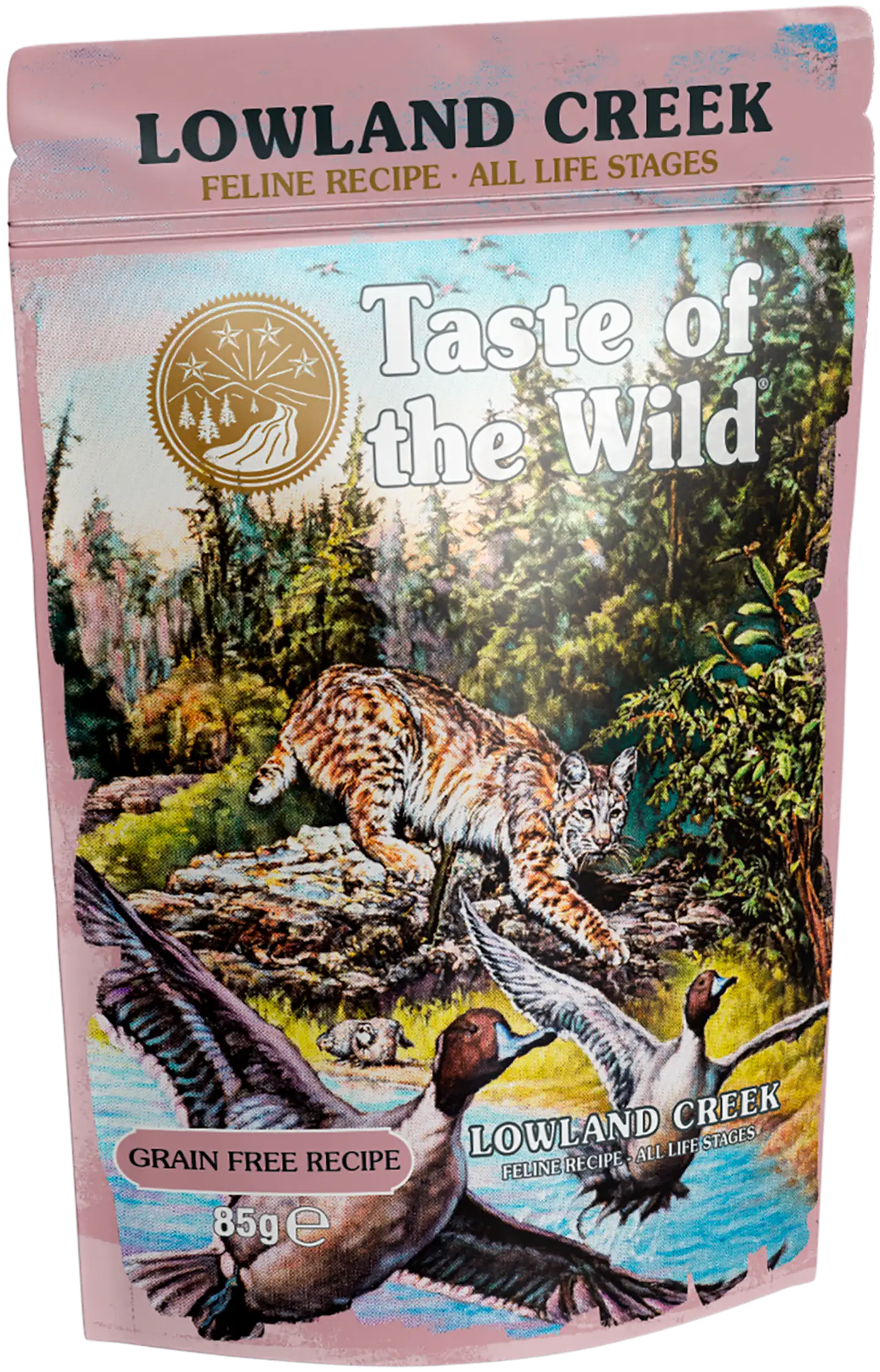 Taste of the wild lowland creek cat chunks in gravy pouch 85g - 1