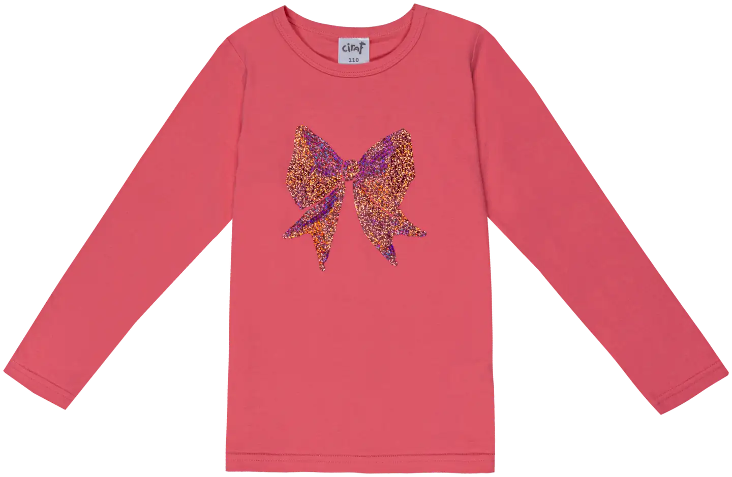 Ciraf lasten trikoopaita rusetti 25tc260236 - 16-1735tcx pimk lemonade - 1