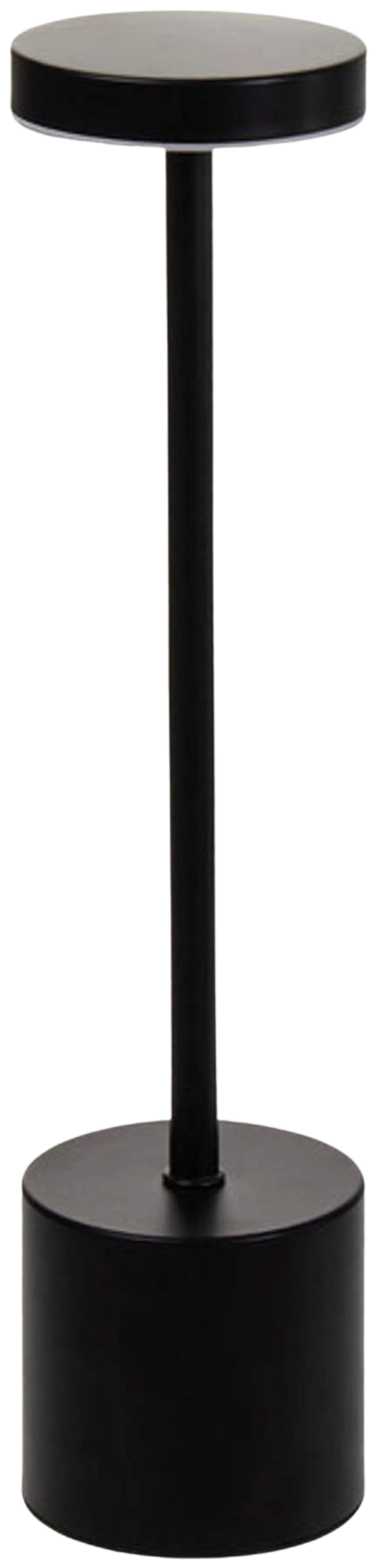 AmandaB Pöytävalaisin 34cm musta LED