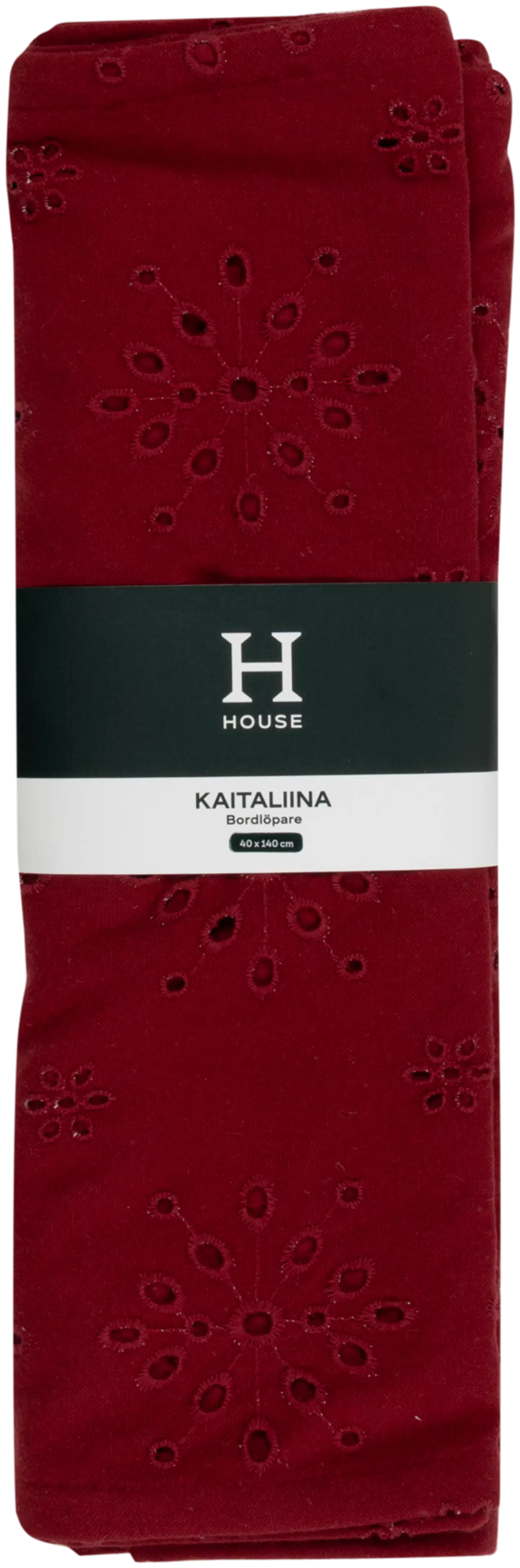 House kaitaliina 40x140 cm punainen - 2