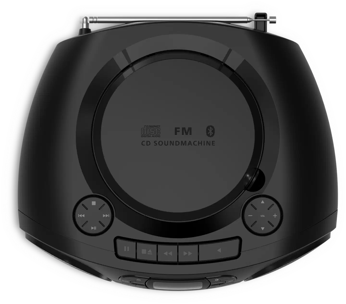 Philips kannettava CD-radio-kasettisoitin TAZ2200/10 musta - 4