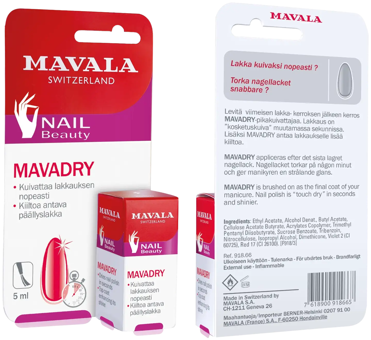 Mavala 5ml Mavadry kynsilakan pikakuivattaja