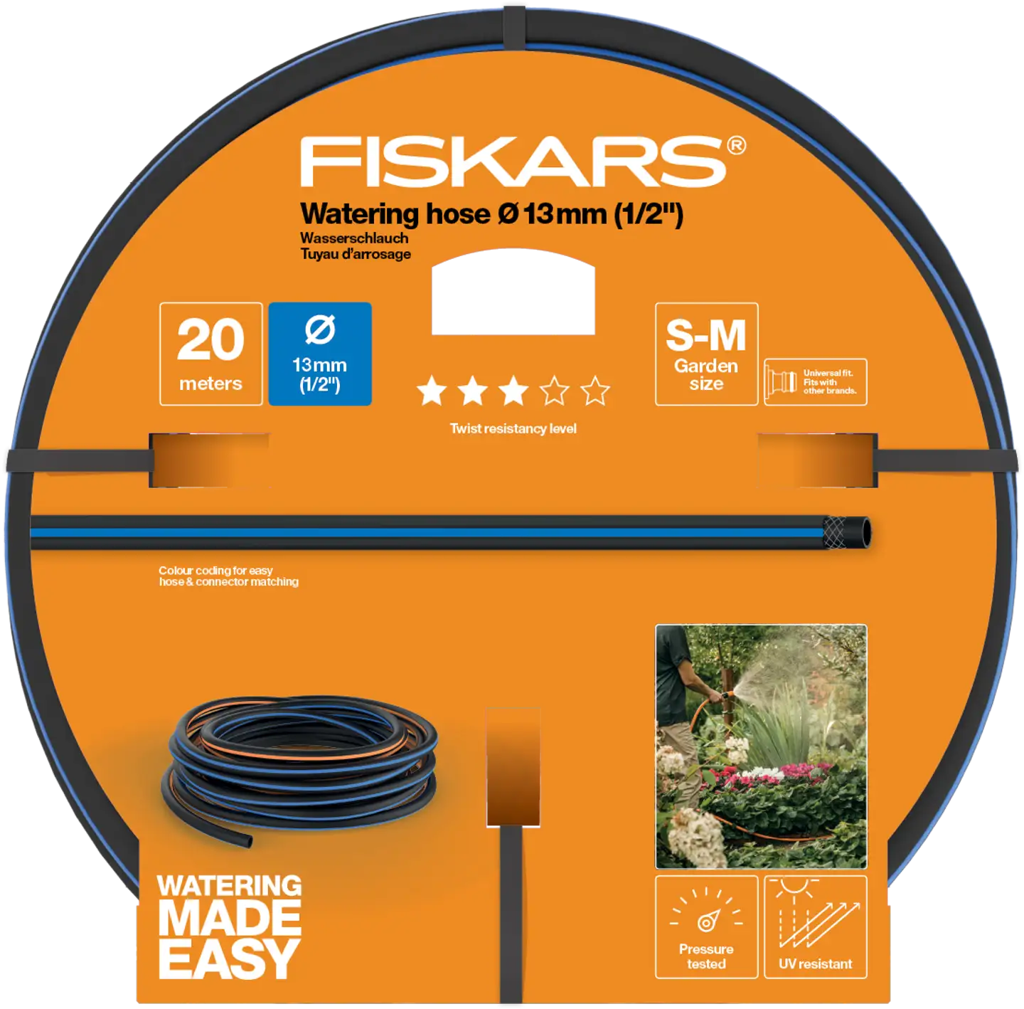 Kasteluletku 13mm (1/2") 20m Q3 Fiskars - 1