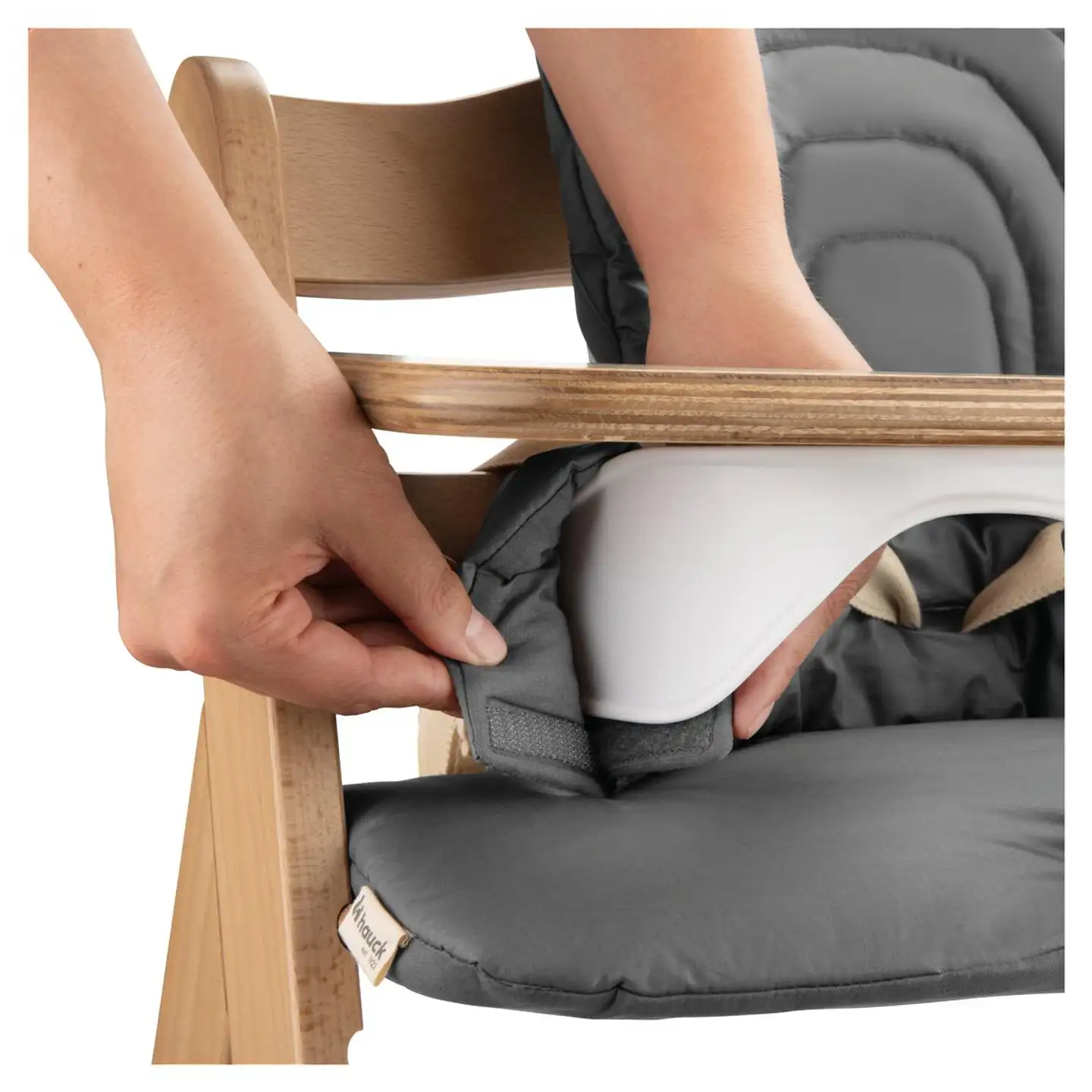 Hauck istuinpehmuste syöttötuoliin Highchair tummanharmaa - 12